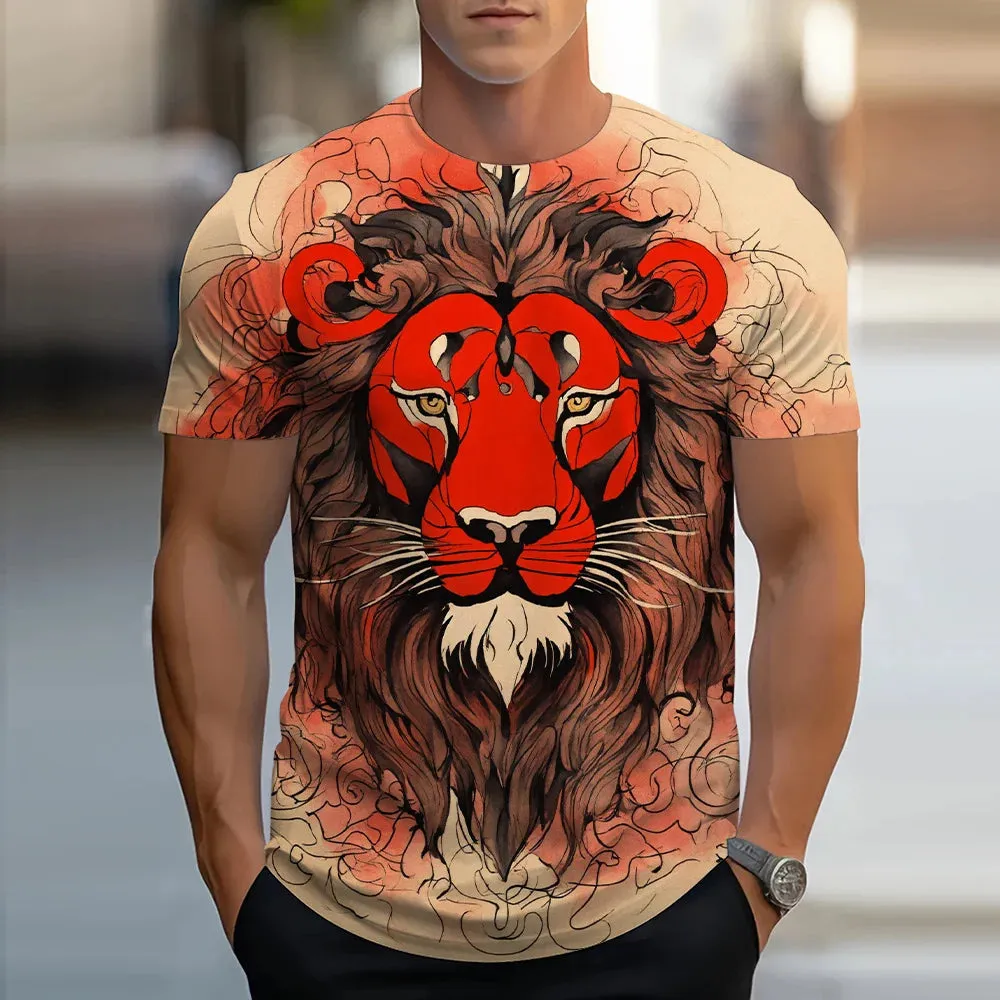 100/110/120/130/140/150/160 3D  Printed T Short Sleeve Casual Streetwear.