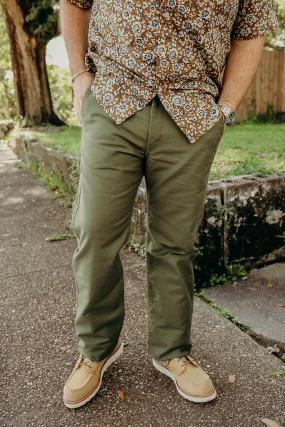 11oz Cotton Whipcord Work Pants - Olive IH-720-OLV