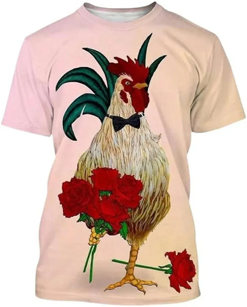 2xl-6xl  Casual Short-Sleeved T-Shirt.