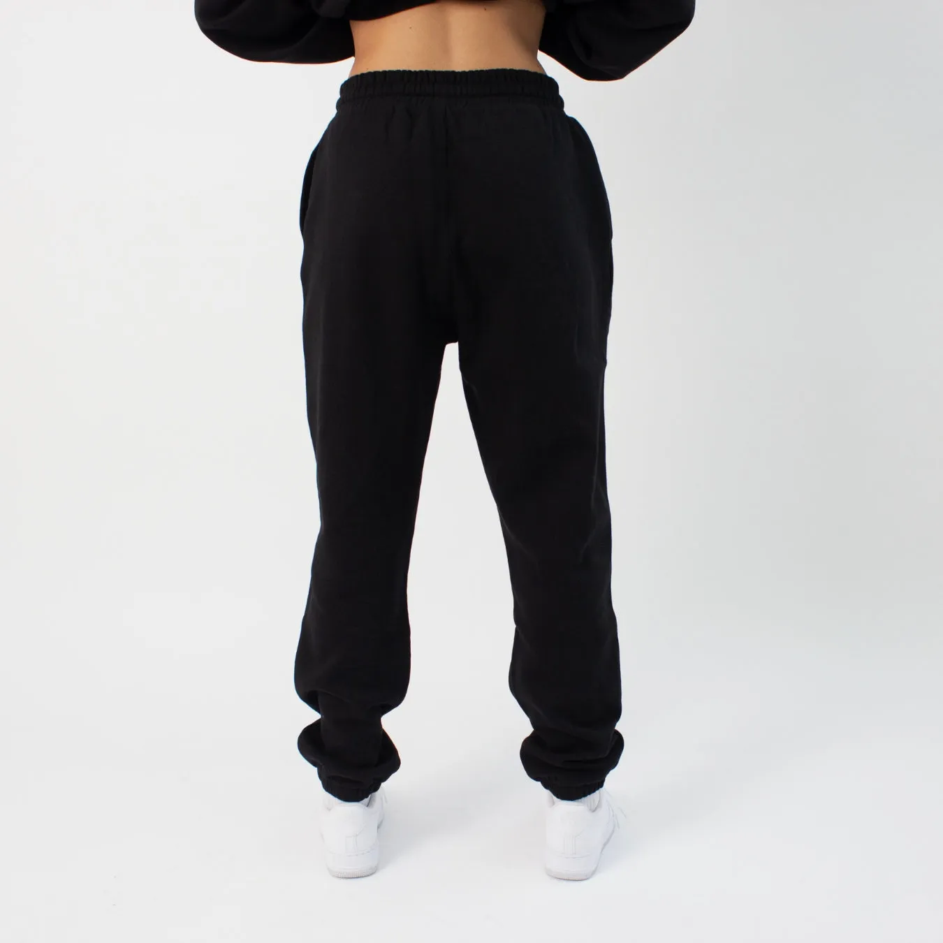304 Womens Club Joggers Black on Black