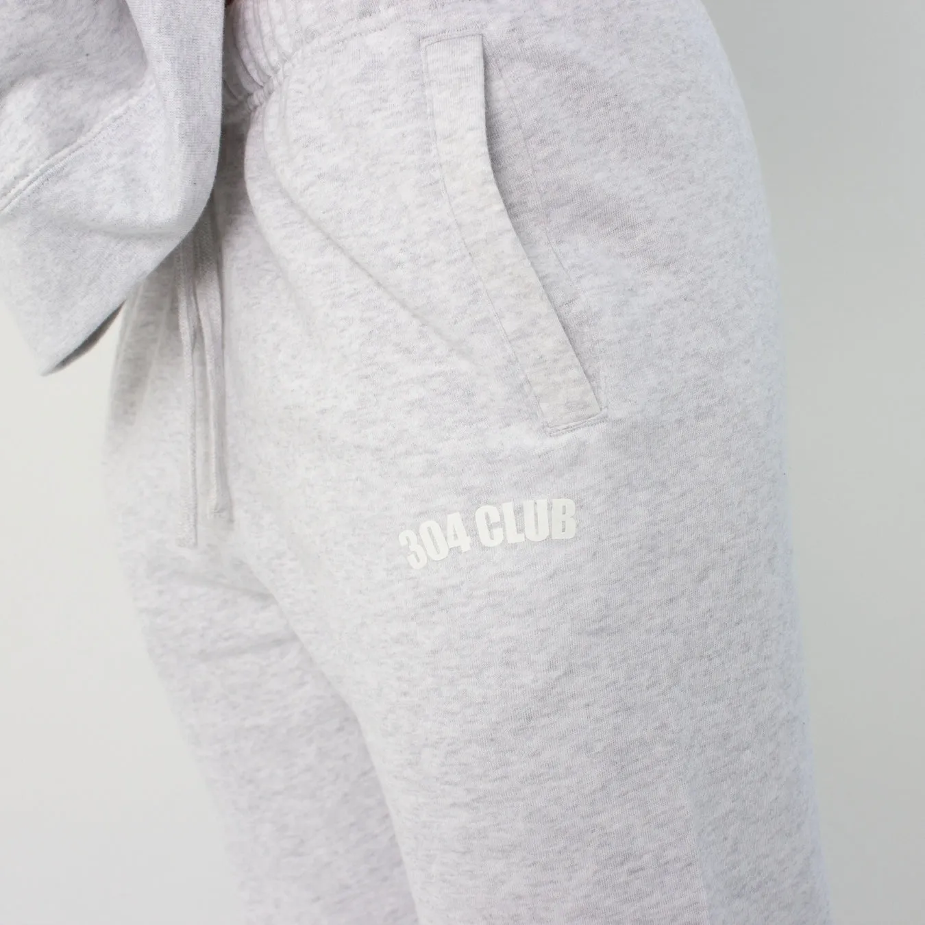 304 Womens Club Joggers White Heather