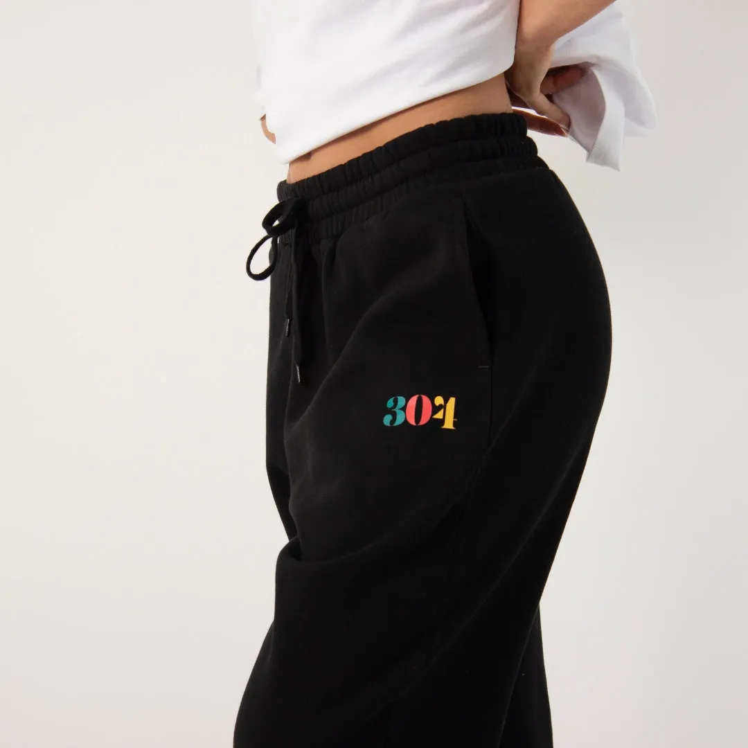 304 Womens Moody But Nice Joggers Black