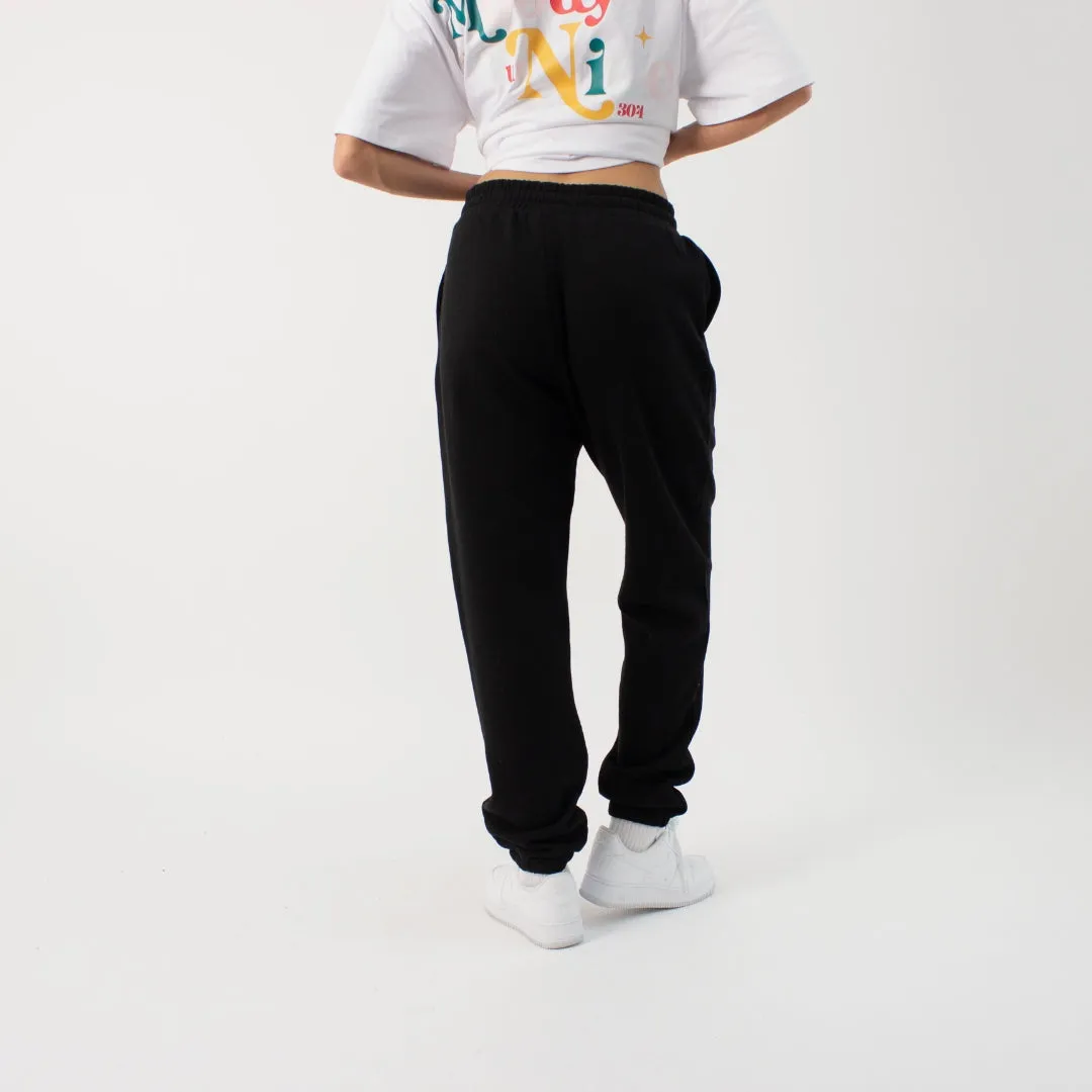 304 Womens Moody But Nice Joggers Black