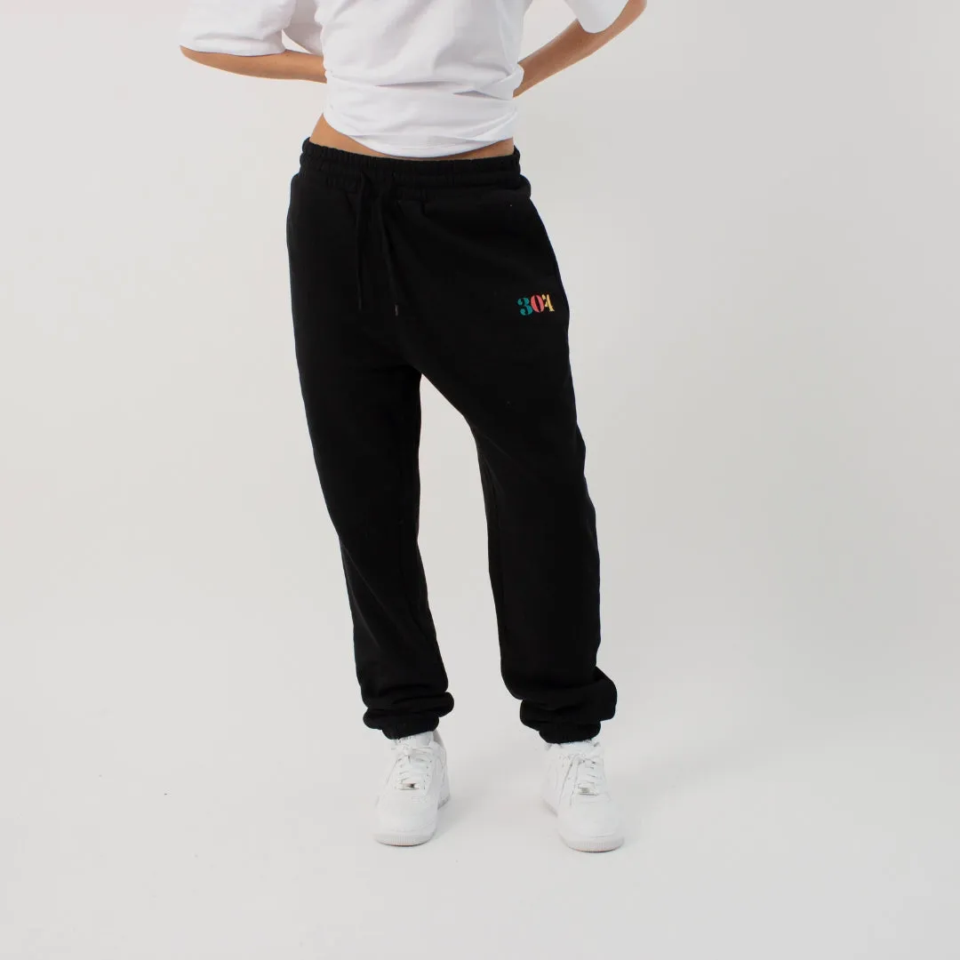 304 Womens Moody But Nice Joggers Black