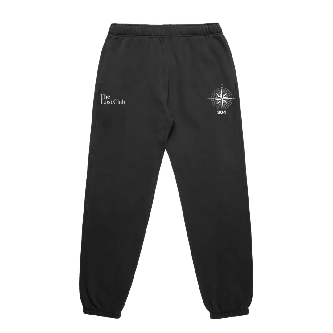 304 Womens The Lost Club Joggers Faded Black