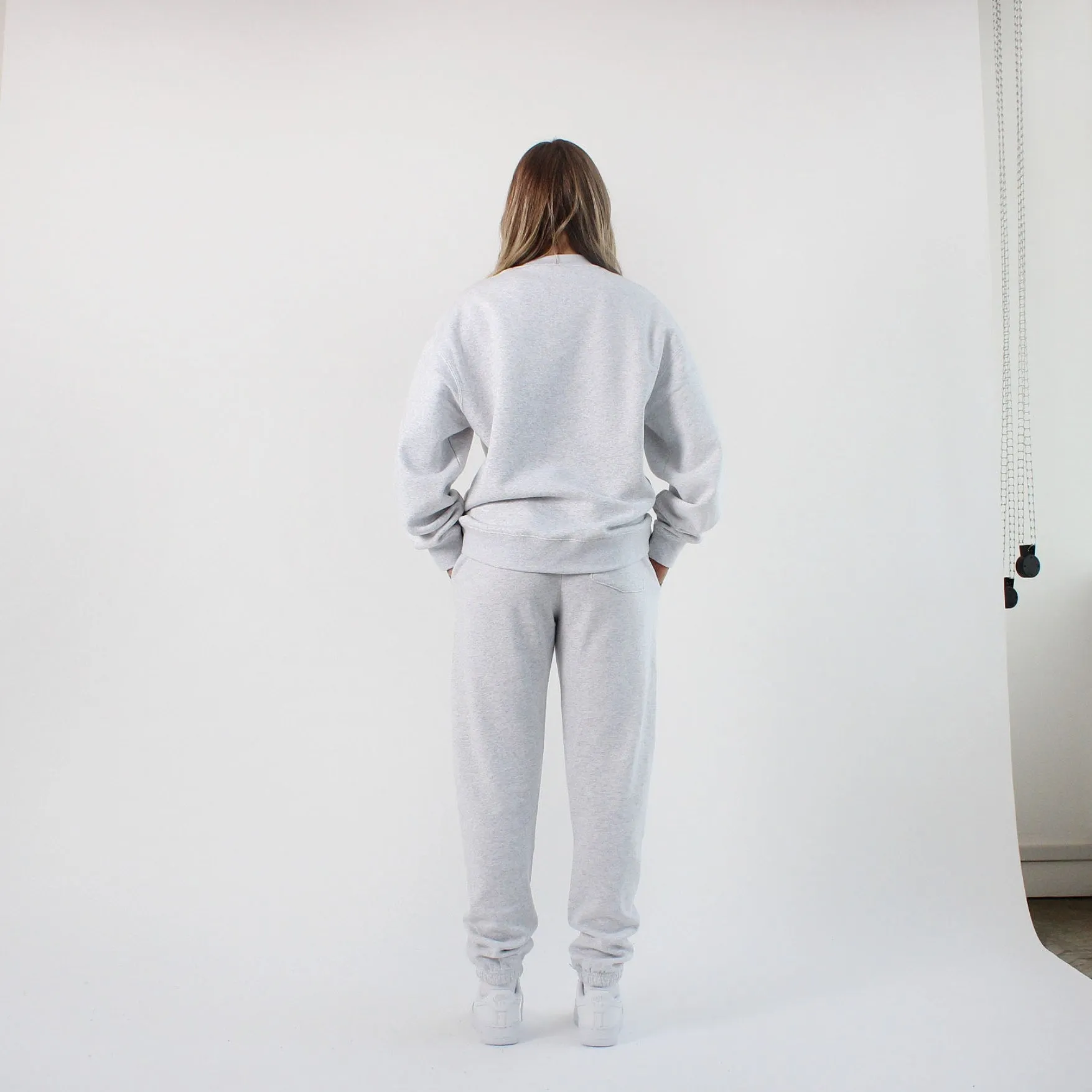 304 Women's TOF Essentials Joggers White Heather Grey