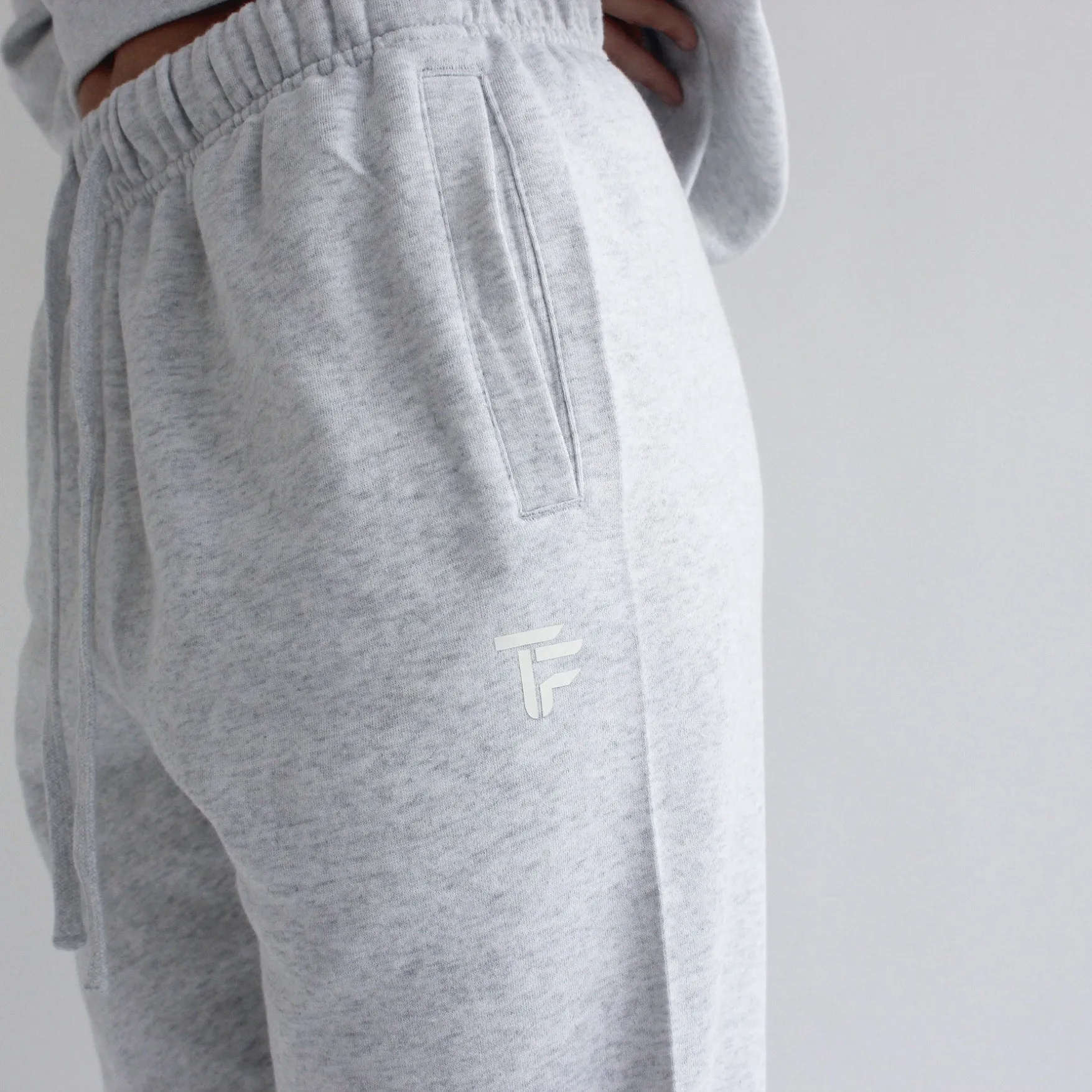 304 Women's TOF Essentials Joggers White Heather Grey