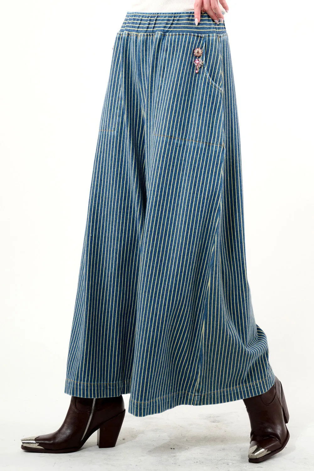 Alaina Striped Wide Leg Pants