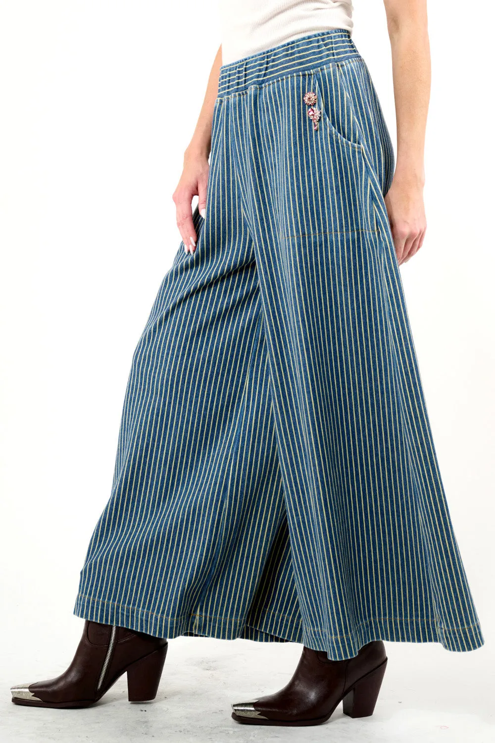 Alaina Striped Wide Leg Pants