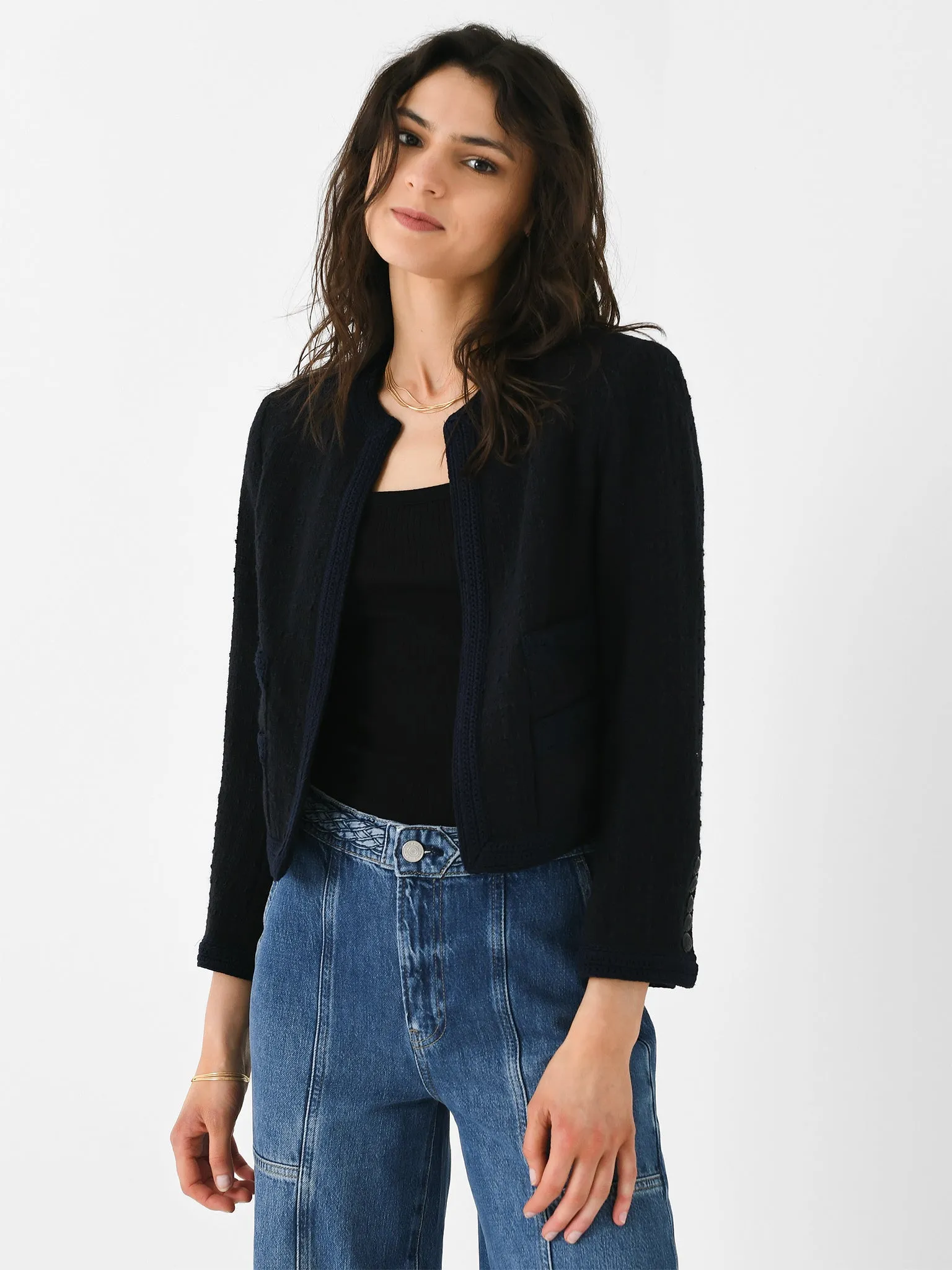 ALC Women's Ollie Cropped Tweed Jacket