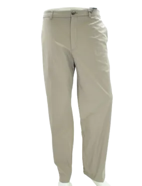 Alfani Men Tan AlfaTech Stretch Flat Front Chino 34X30