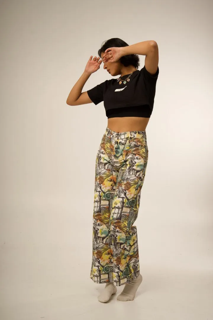 ANCIENT GREEK PRINT VALKYRE JEANS