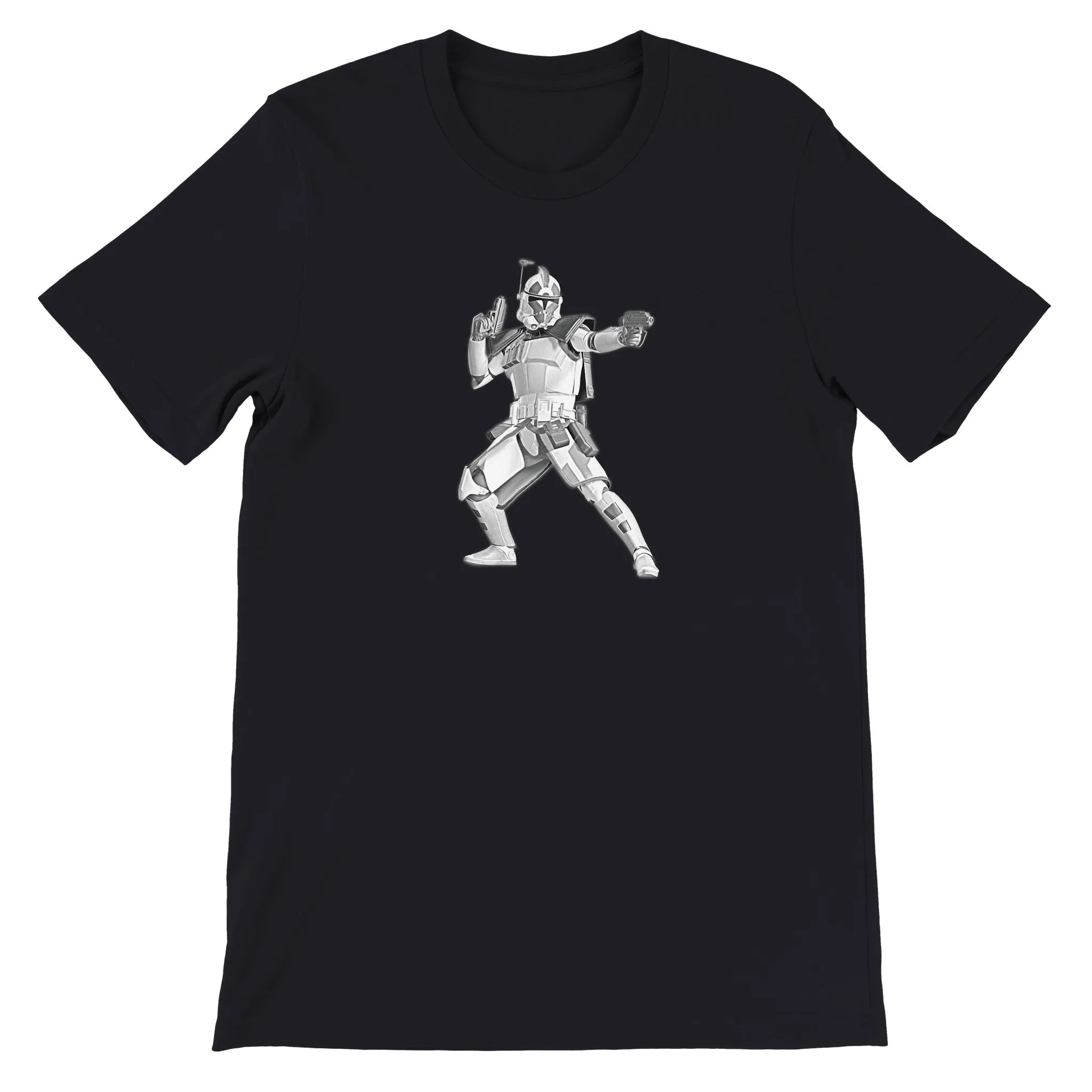 Artwork T-shirt - Star Wars Stormtrooper Faded Drawing Premium Unisex T-shirt