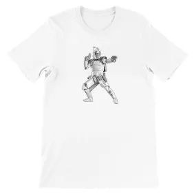 Artwork T-shirt - Star Wars Stormtrooper Faded Drawing Premium Unisex T-shirt
