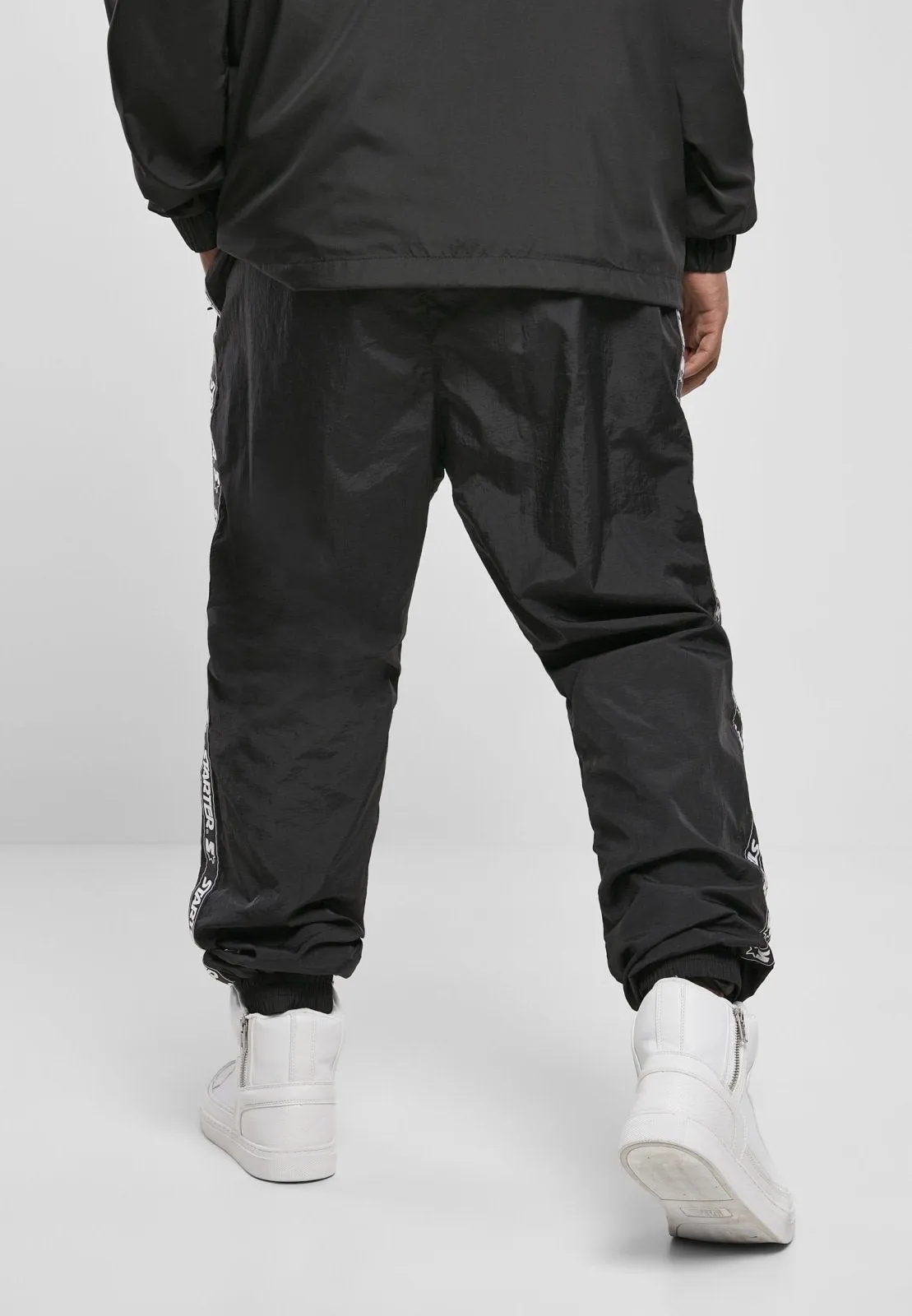 Athletic Elite 'Starter Classic' Black Nylon Joggers for Men