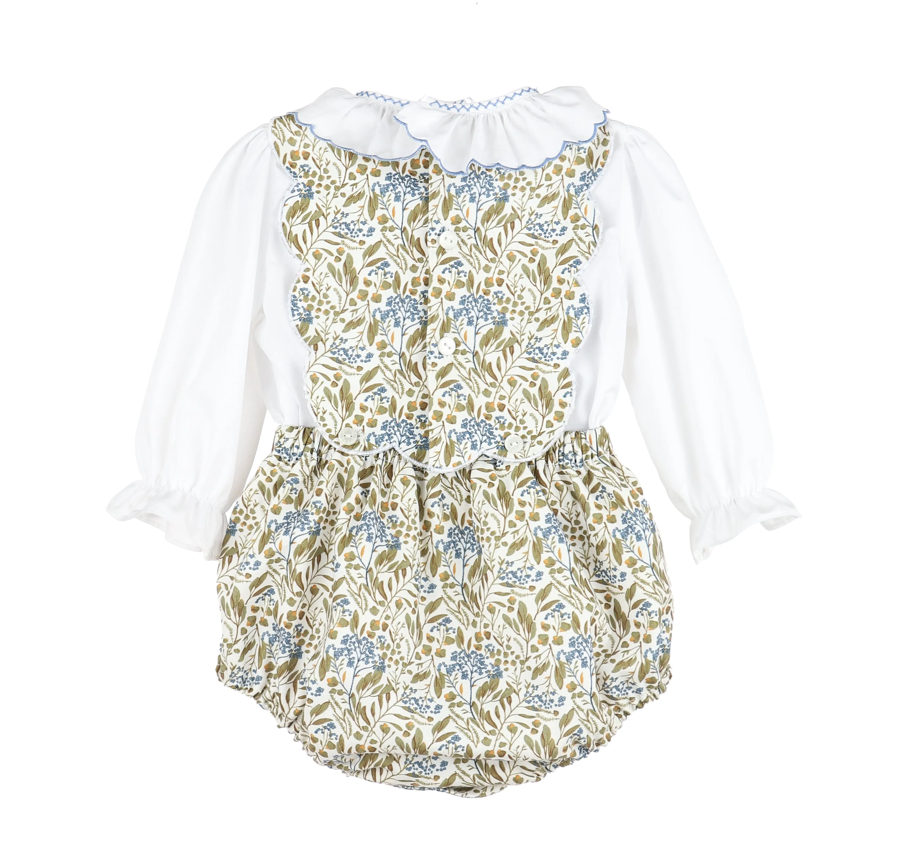 Autumn Chintz Overall Set (12M)