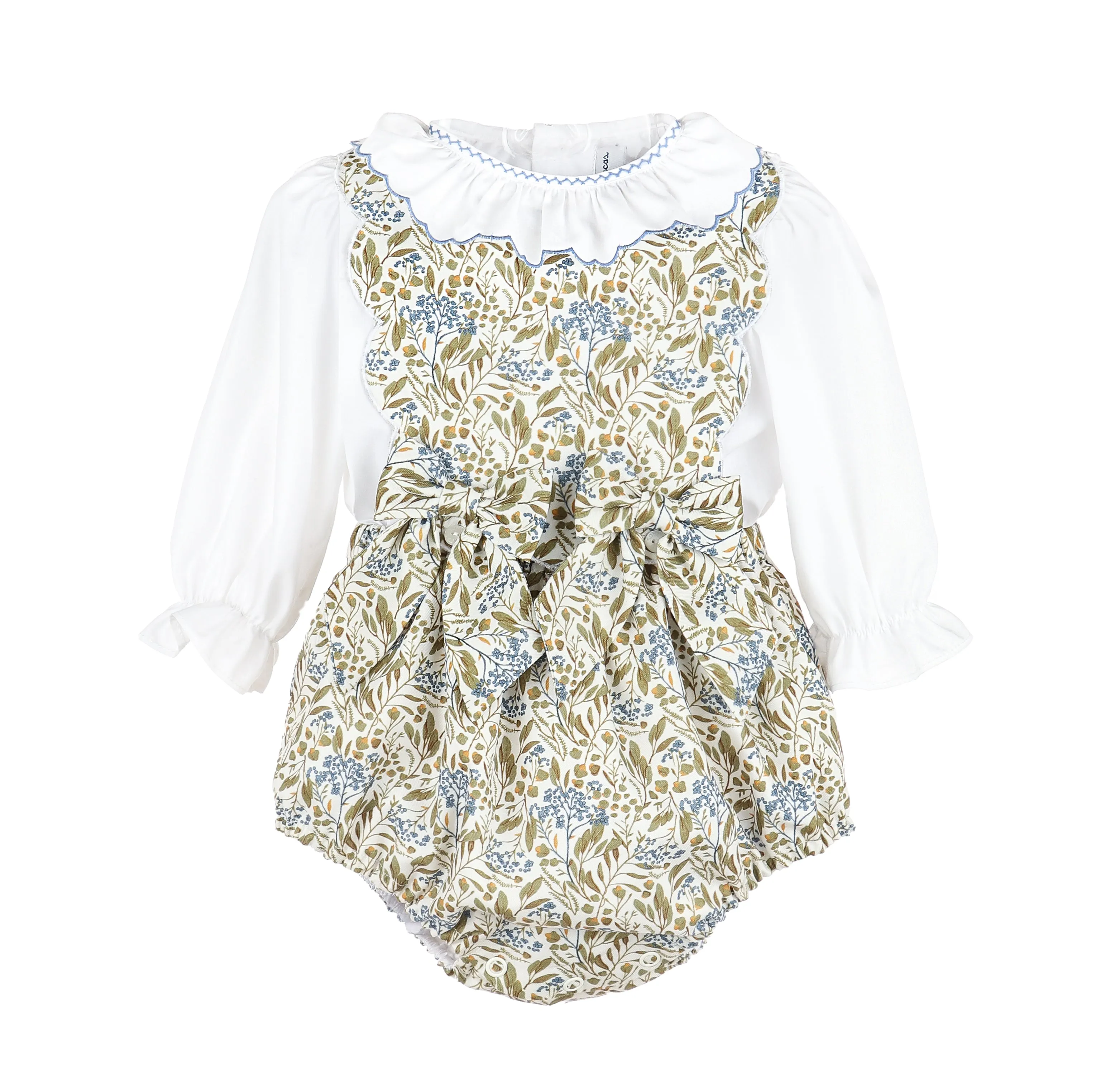 Autumn Chintz Overall Set (12M)