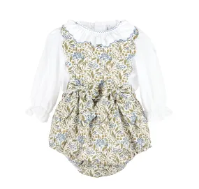 Autumn Chintz Overall Set (12M)