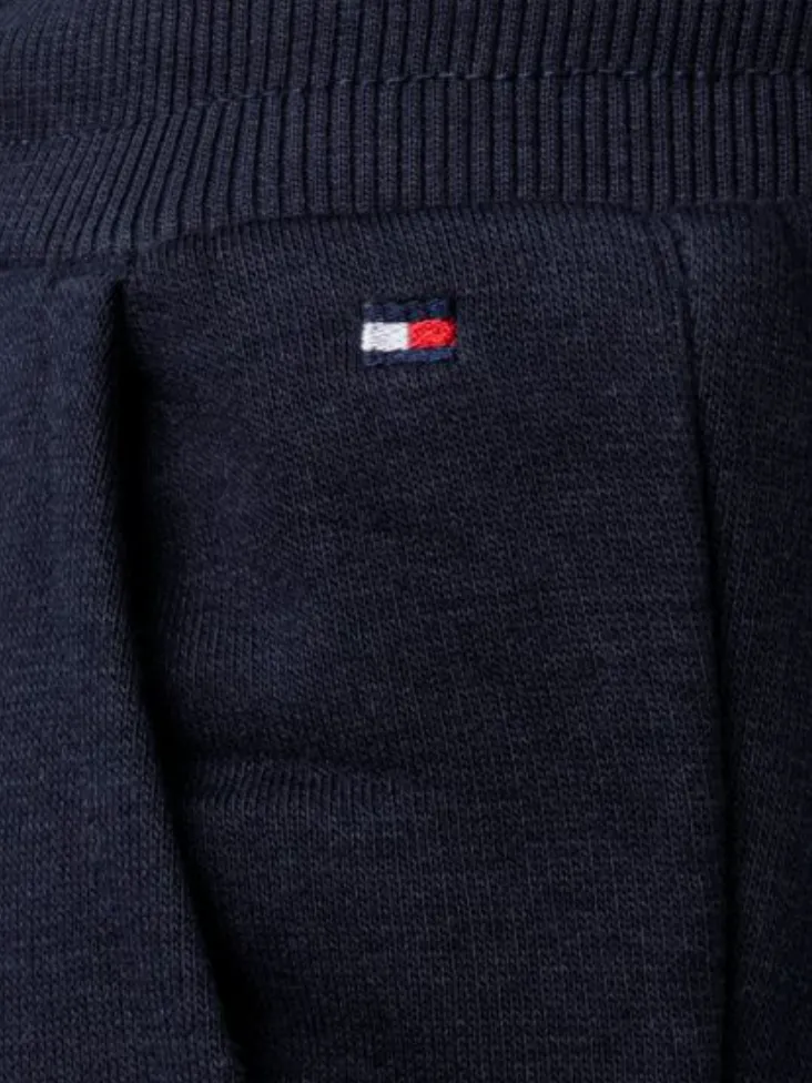 AW21 Tommy Hilfiger Girls Navy Blue Sequin Tracksuit Bottoms