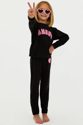 Beach Riot Little Georgie Pants in Black