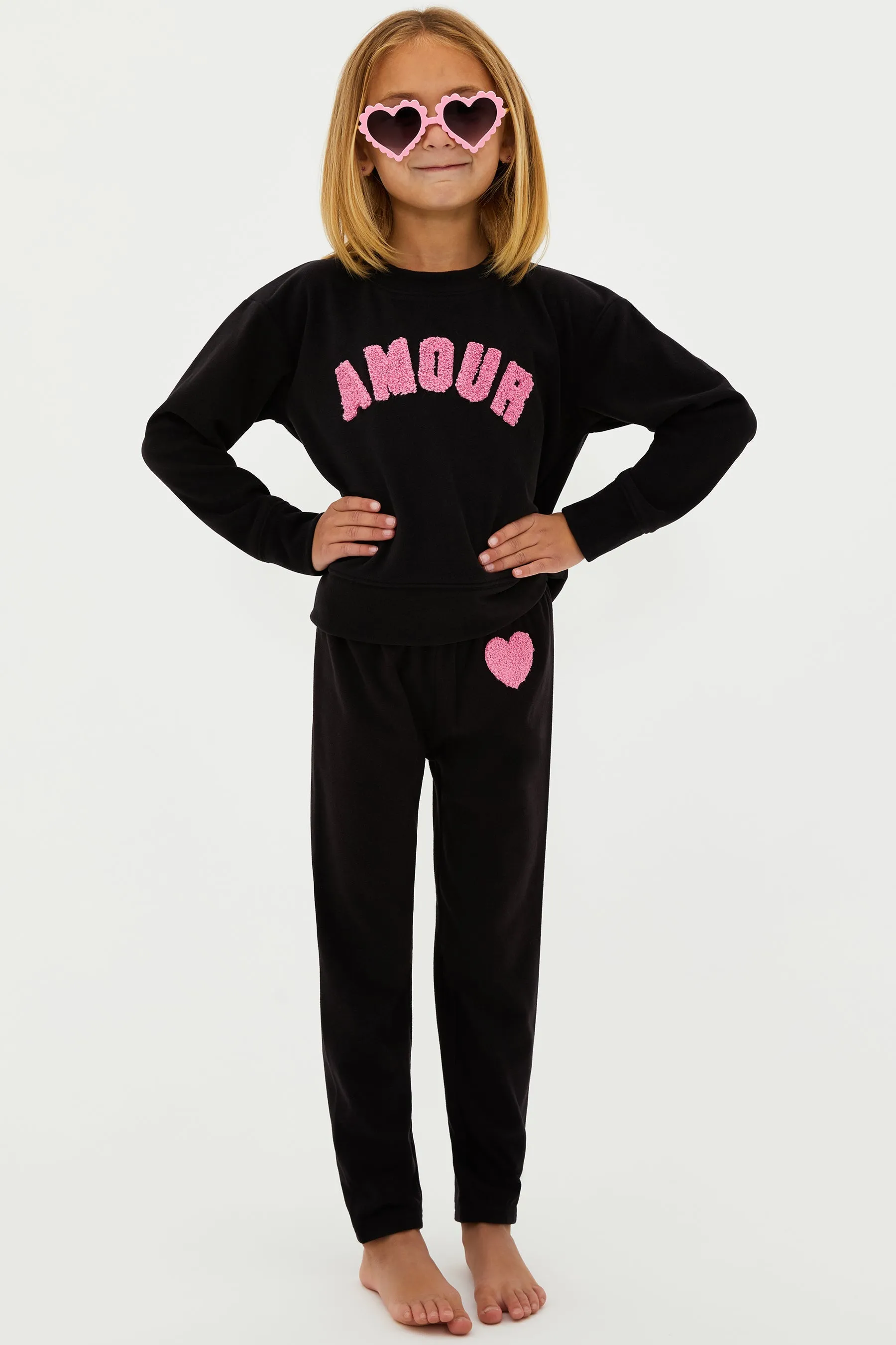 Beach Riot Little Georgie Pants in Black