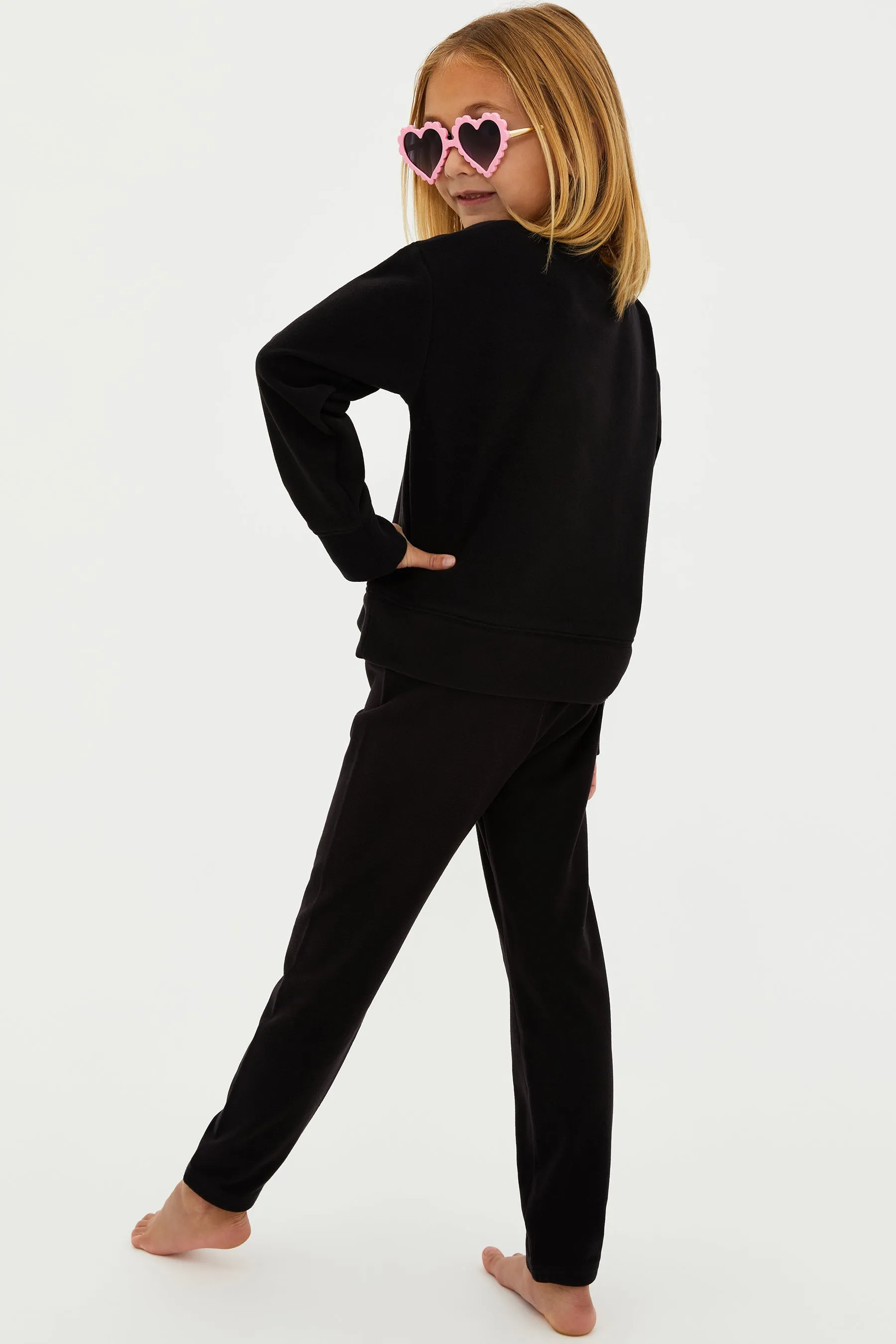 Beach Riot Little Georgie Pants in Black