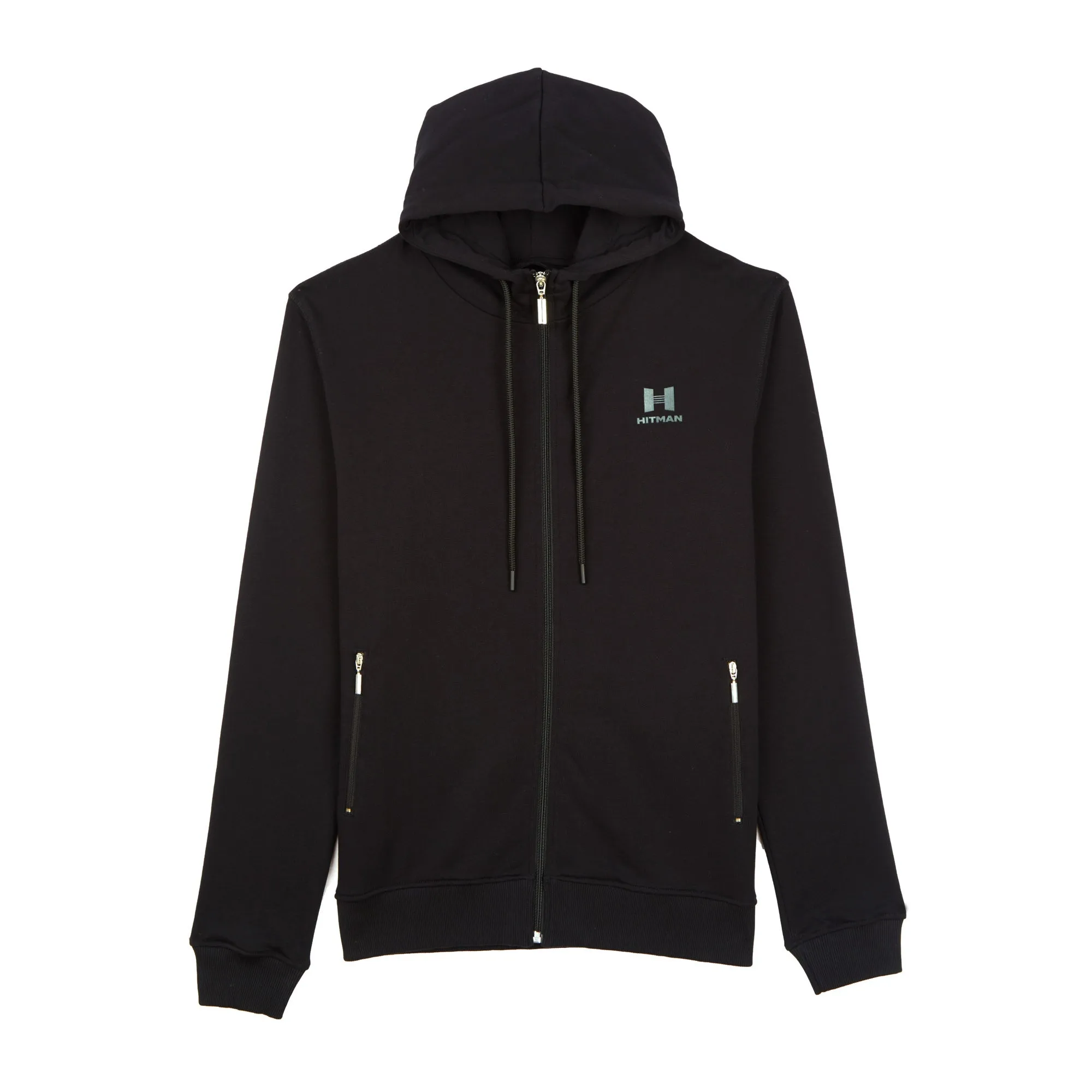 Black and Charcoal Classic Logo Tracksuit