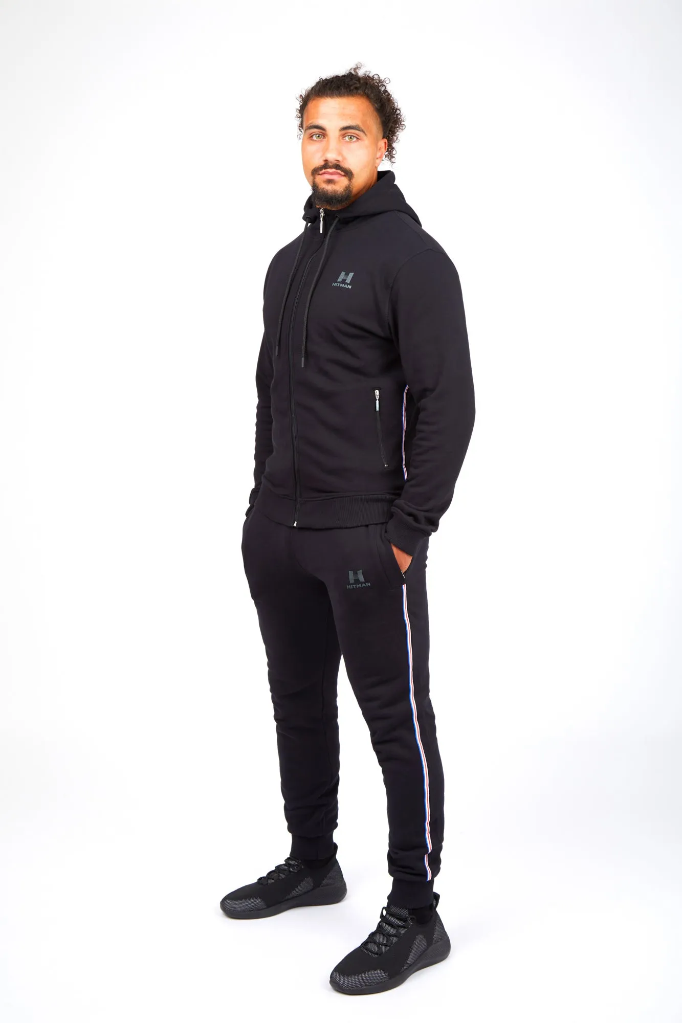 BLACK JOGGERS- INTL TAPE