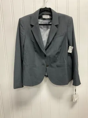 Blazer By Calvin Klein In Grey, Size:Xl