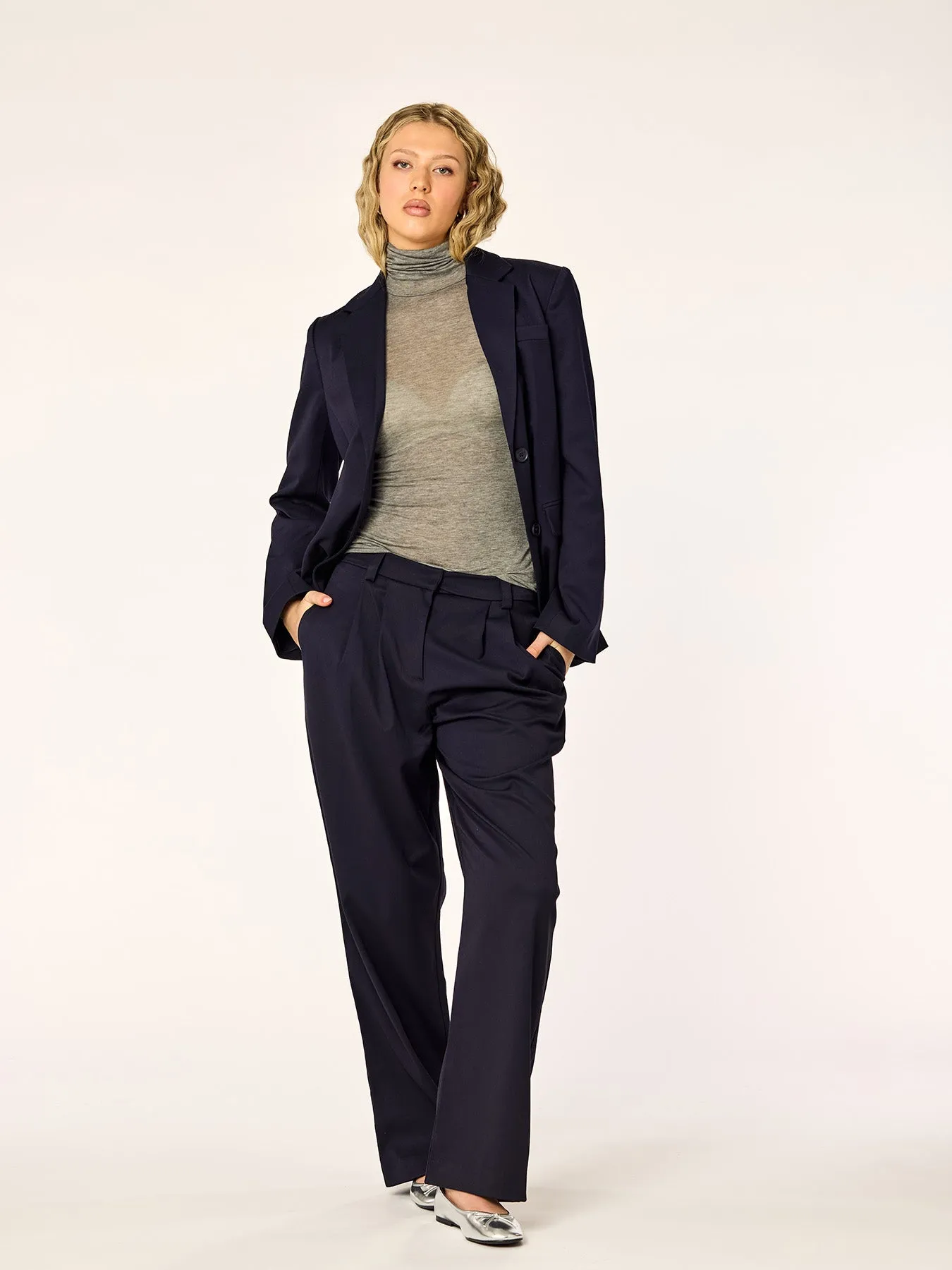 BLAZING - Oversized Blazer • Midnight Blue