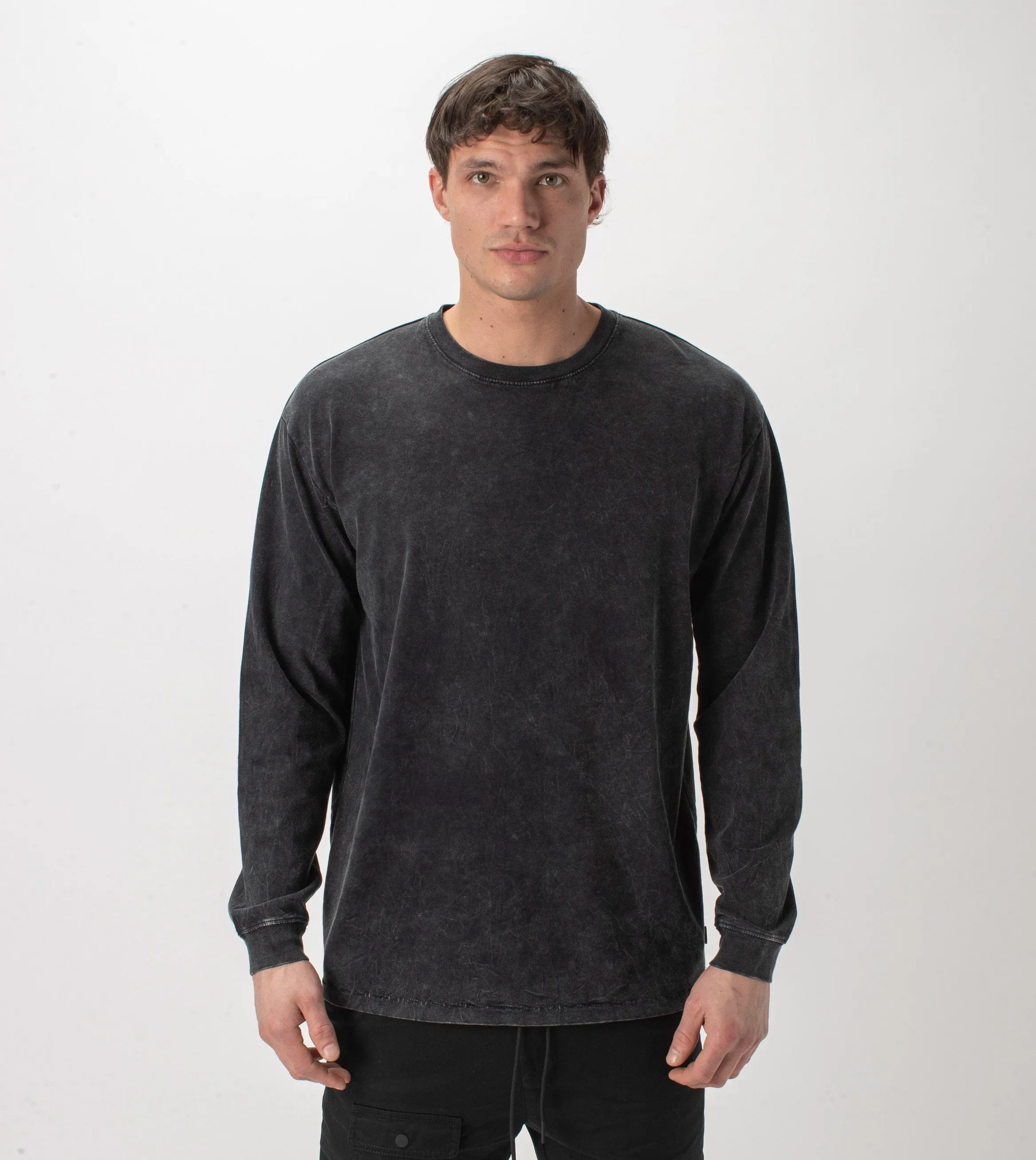 Box LS Tee Salt Black