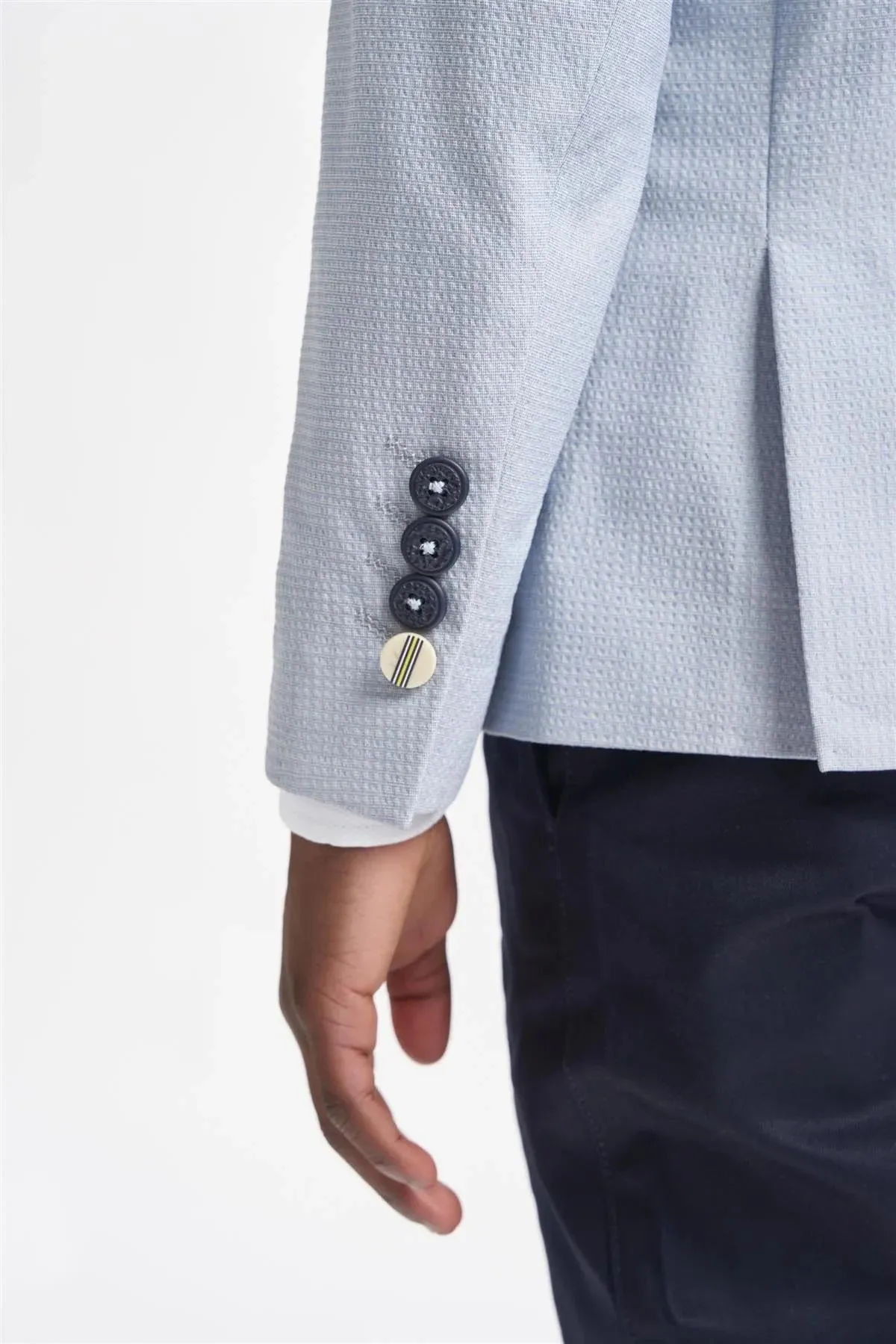 Boys Cavani Slim fit Siren Blazer - Sky