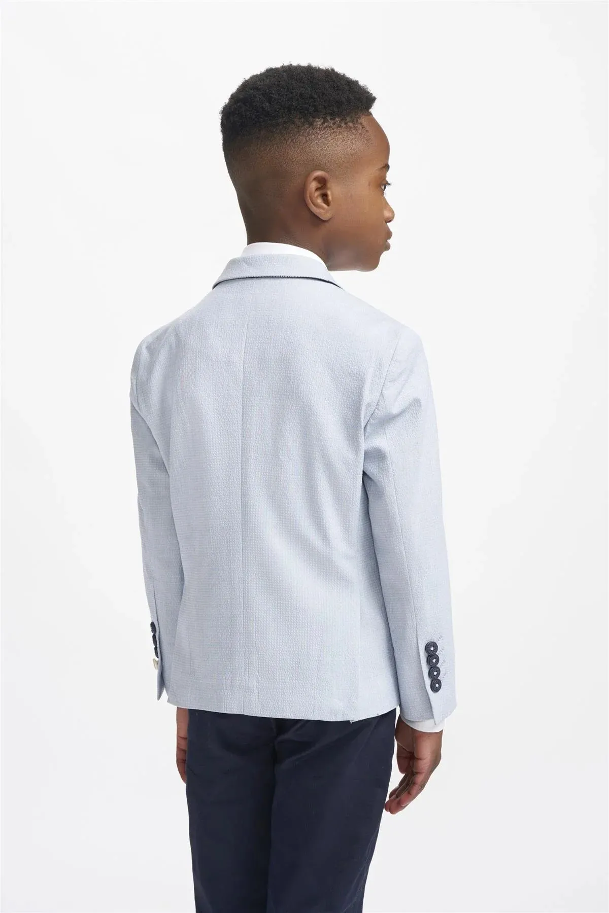 Boys Cavani Slim fit Siren Blazer - Sky