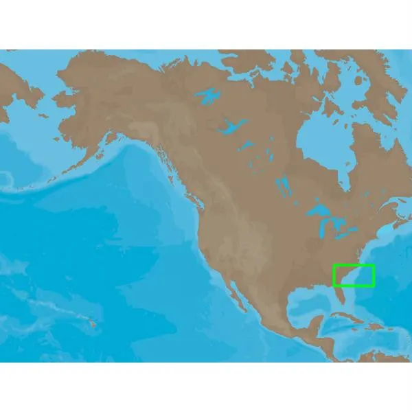C-MAP NT  NA-C316 - Cape Lookout-Jax: Bathy - C-Card