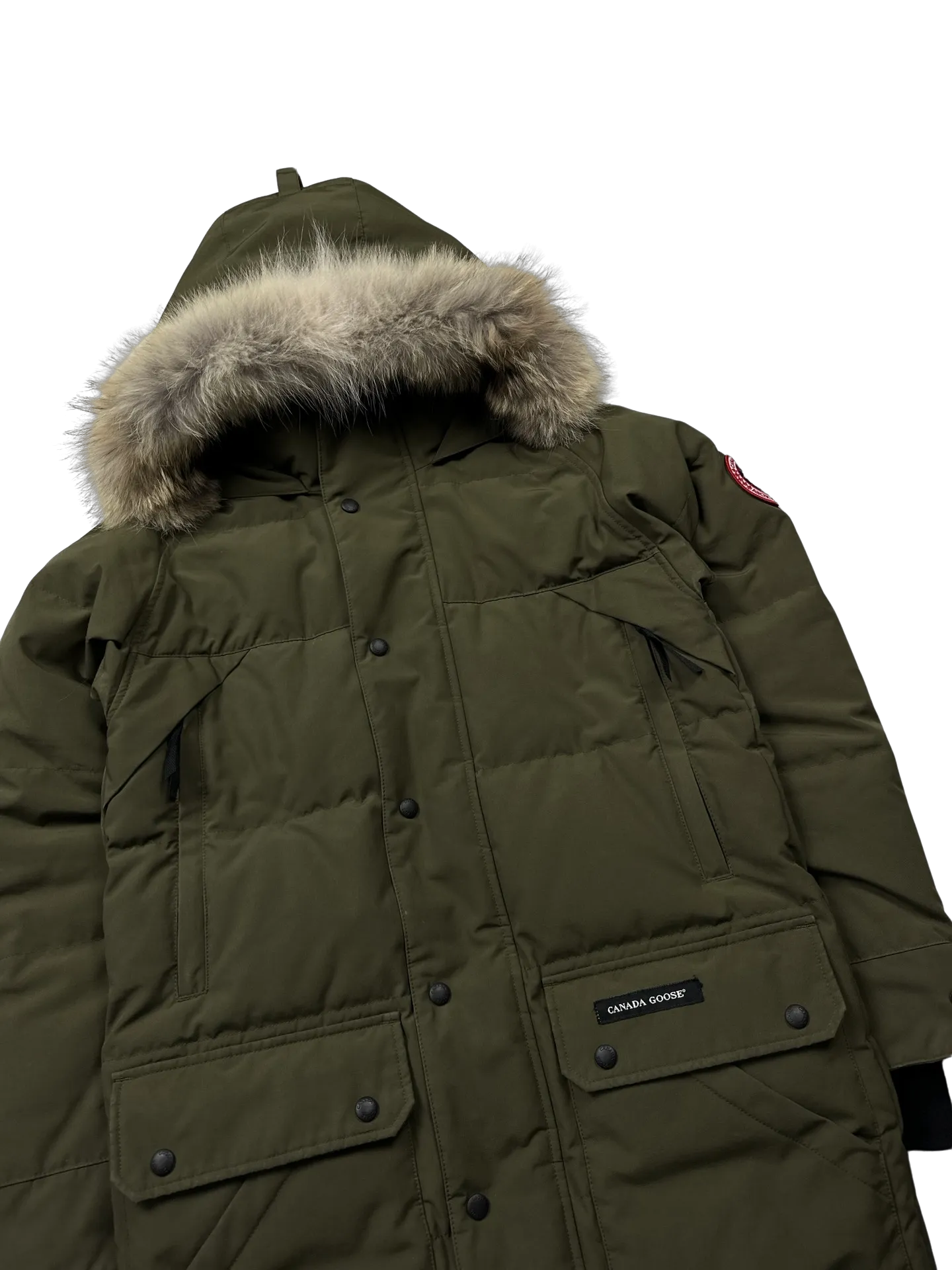 Canada Goose Khaki Parka Jacket - Small
