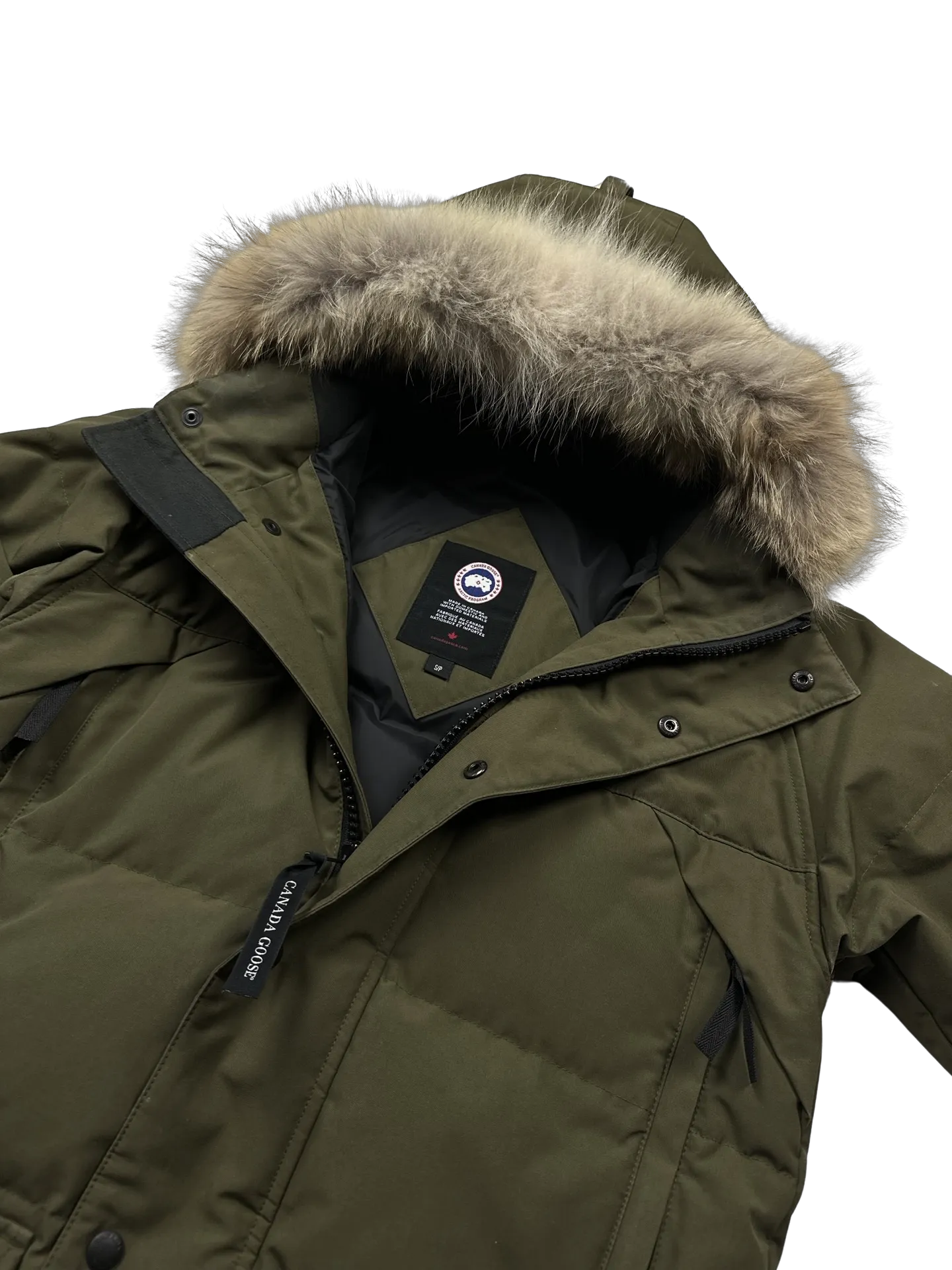 Canada Goose Khaki Parka Jacket - Small
