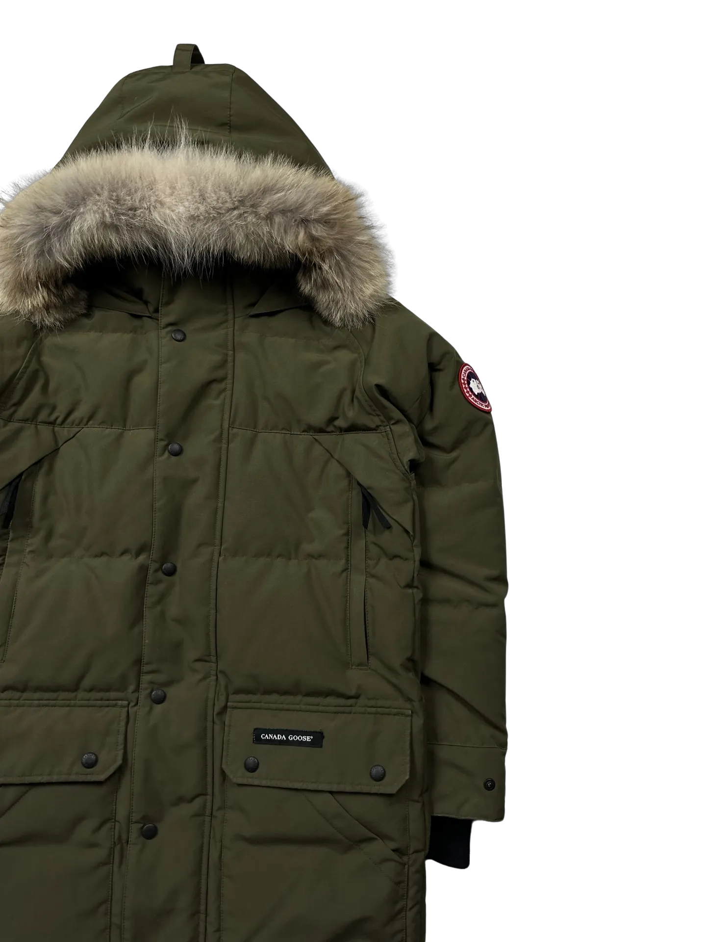 Canada Goose Khaki Parka Jacket - Small
