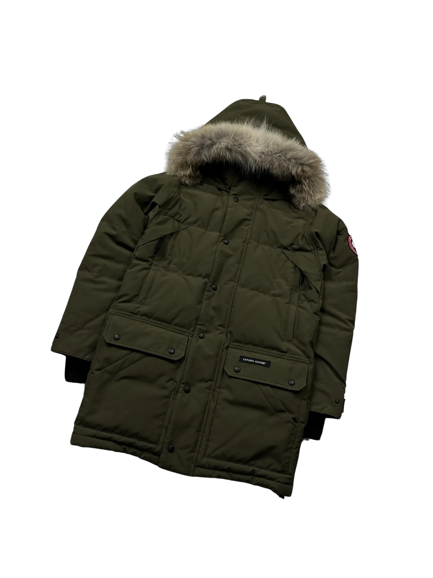 Canada Goose Khaki Parka Jacket - Small
