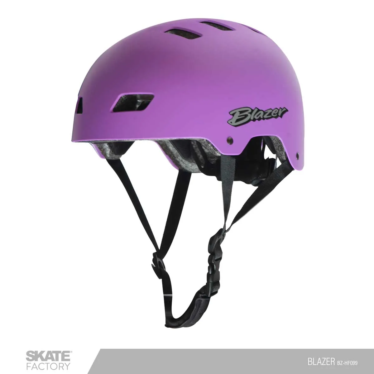 CASCO BLAZER MORADO CON AJUSTADOR CRANEAL