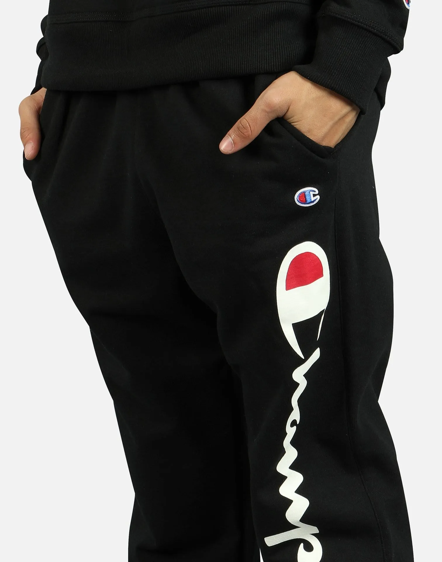Champion GRAPHIC SCRIPT POWERBLEND FLEECE JOGGERS