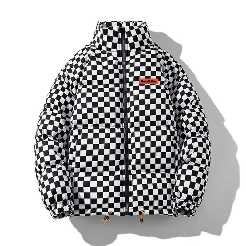 Checkered Puffer Jacket