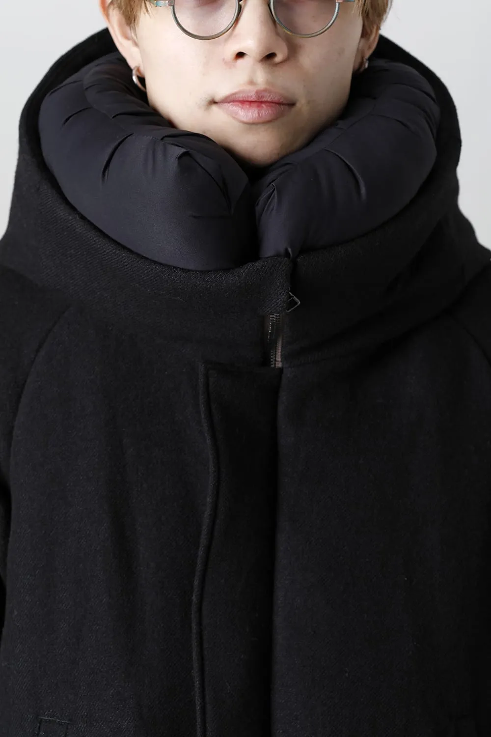 Coat Shetland wool Extreme padded