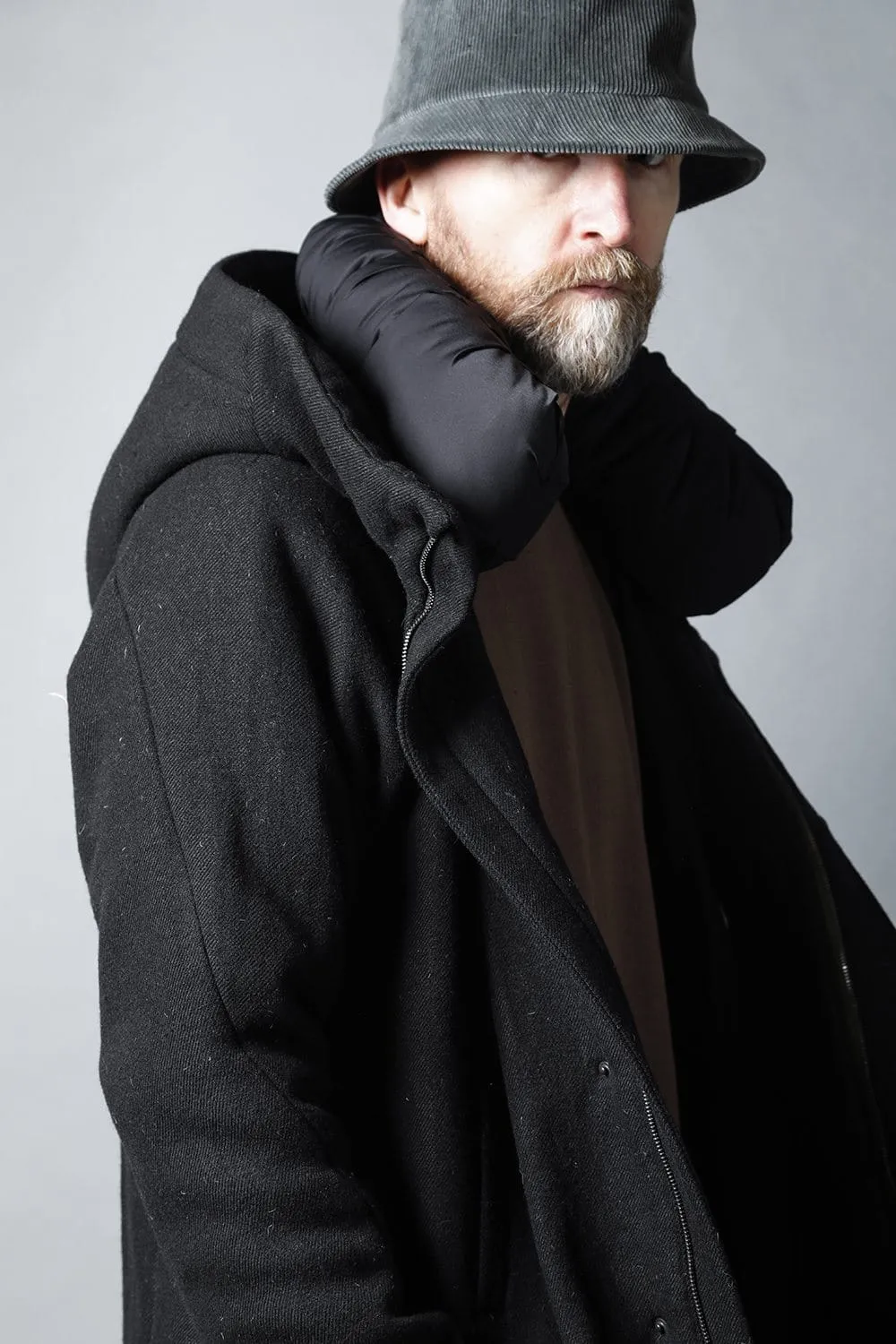 Coat Shetland wool Extreme padded