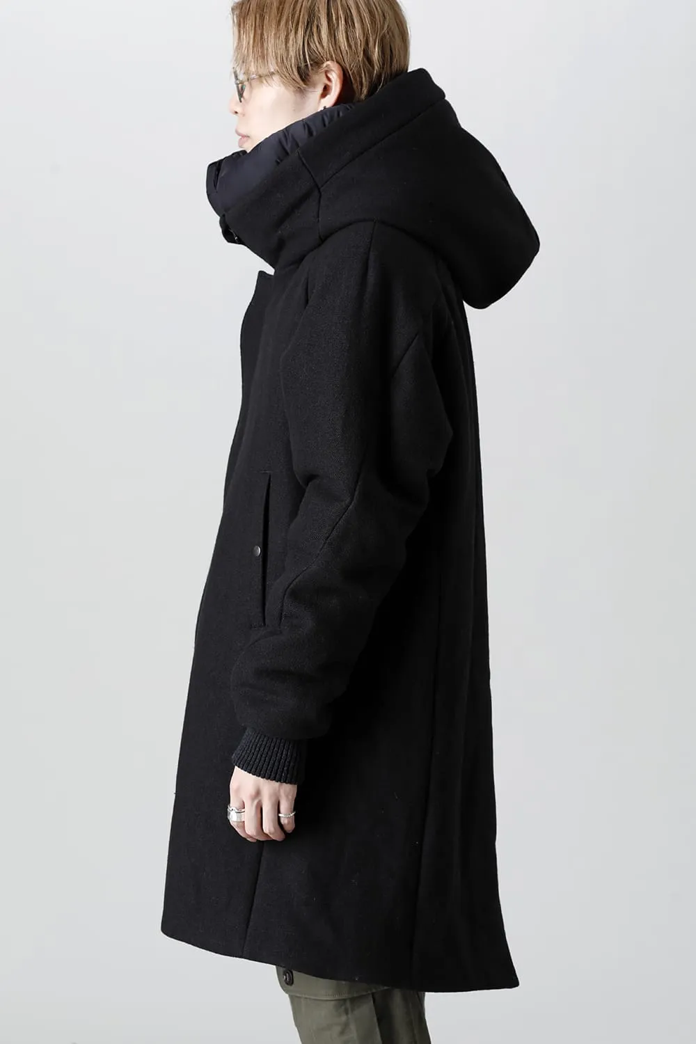 Coat Shetland wool Extreme padded