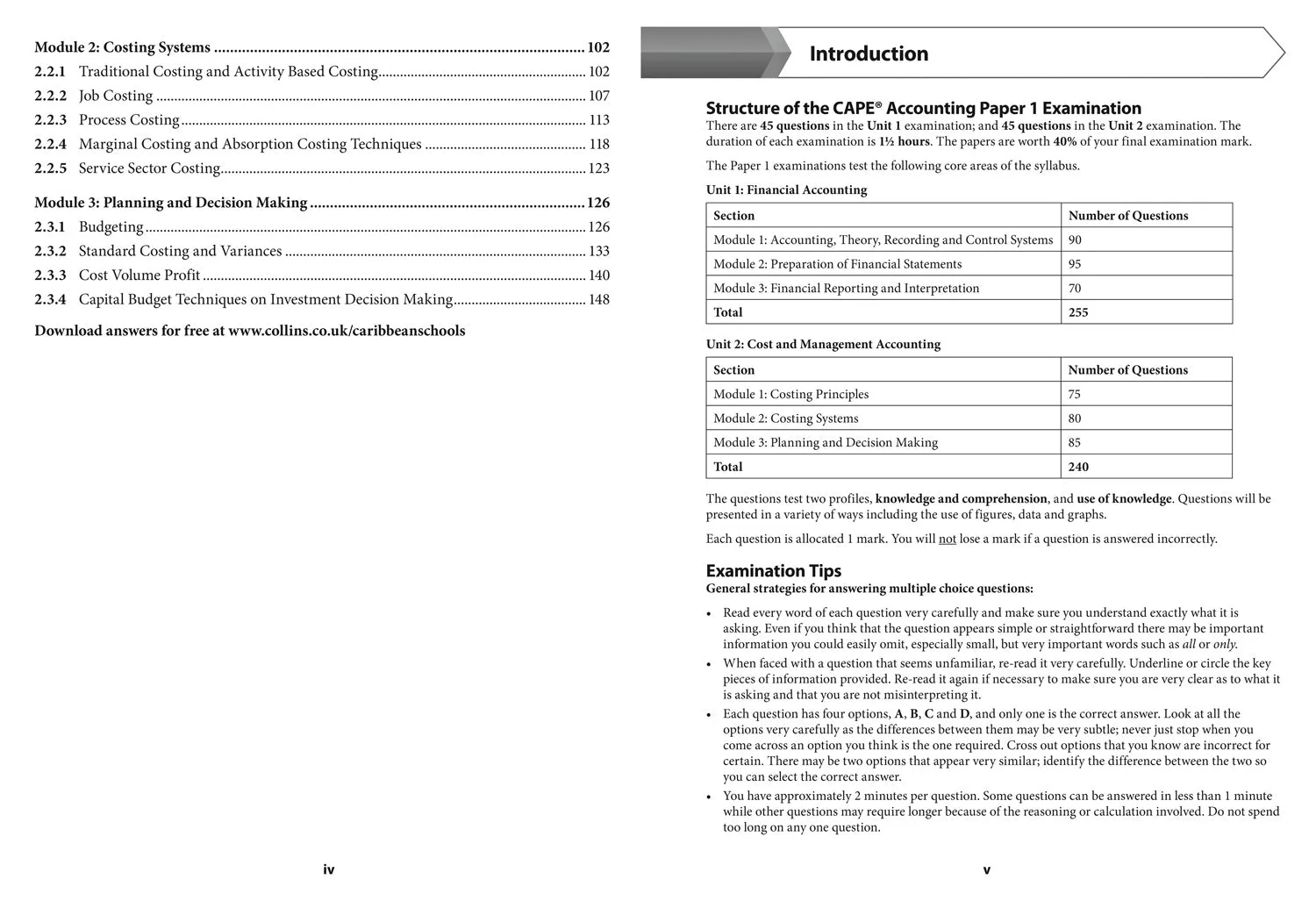 Collins CAPE Accounting - CAPE Accounting Multiple Choice Practice: (First edition)