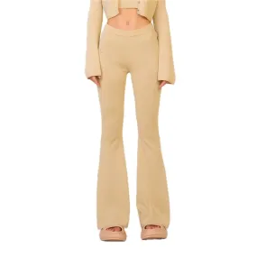 Compass Hug Sporty Knitted Flared Pants