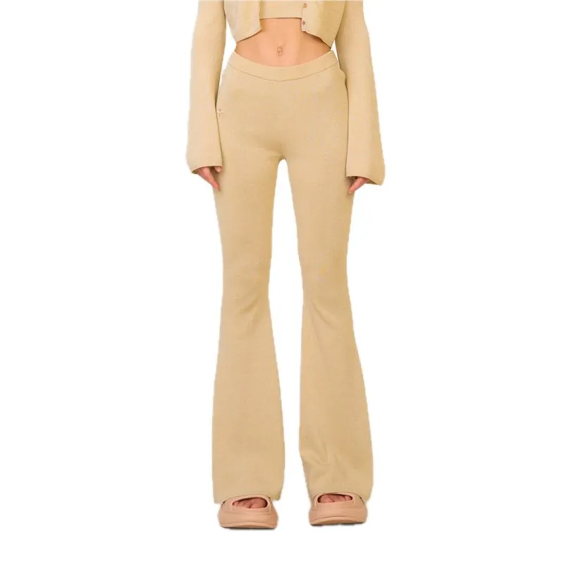 Compass Hug Sporty Knitted Flared Pants