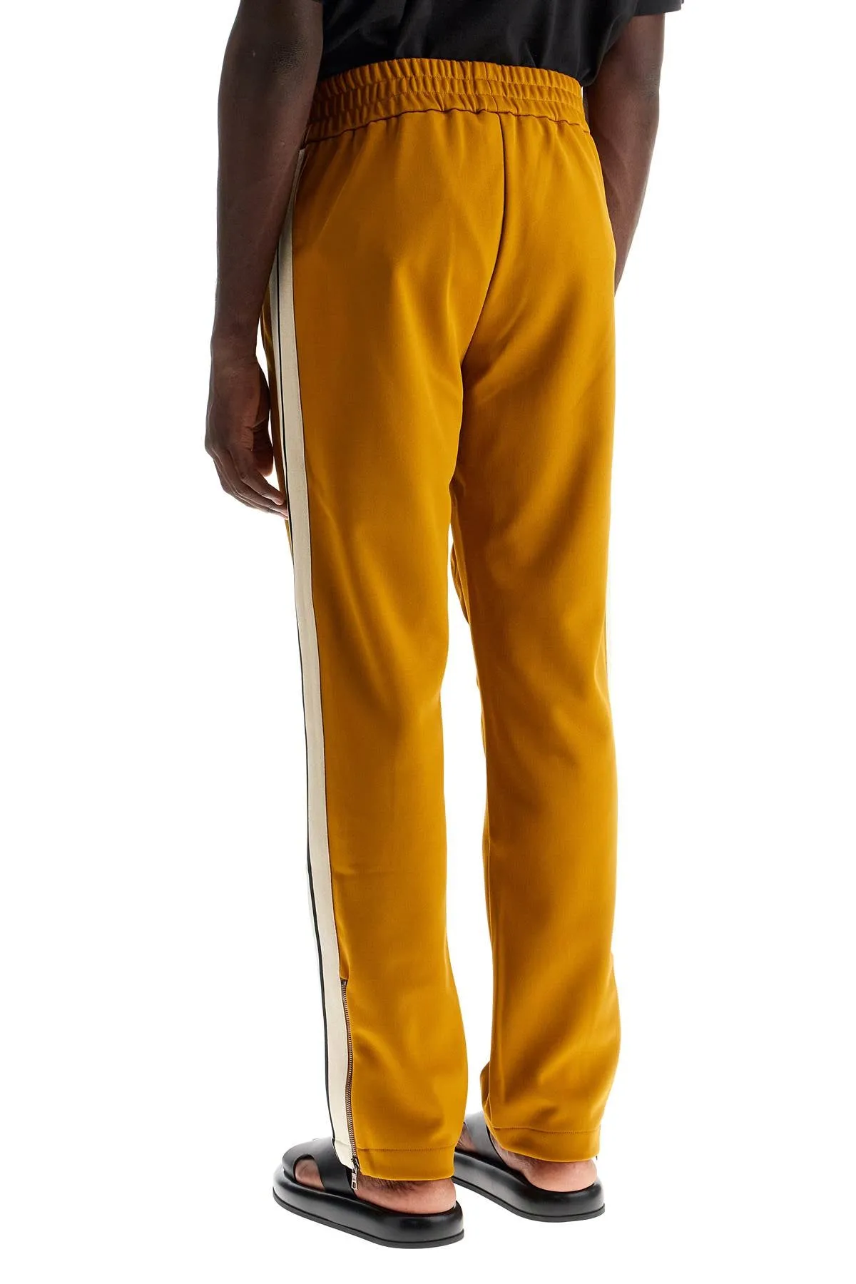 contrast band joggers with track in