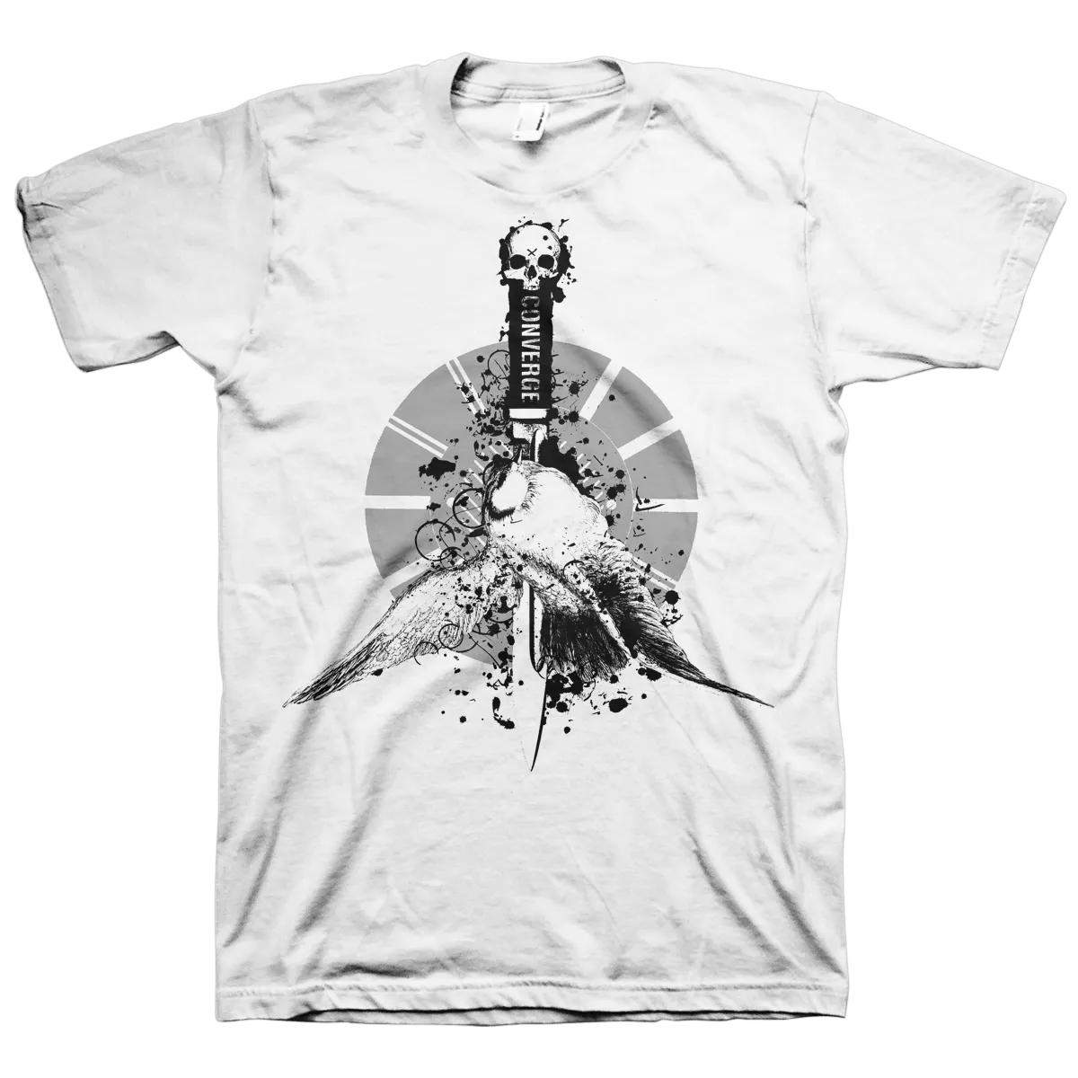 Converge "Glory In Vengeance" White T-Shirt