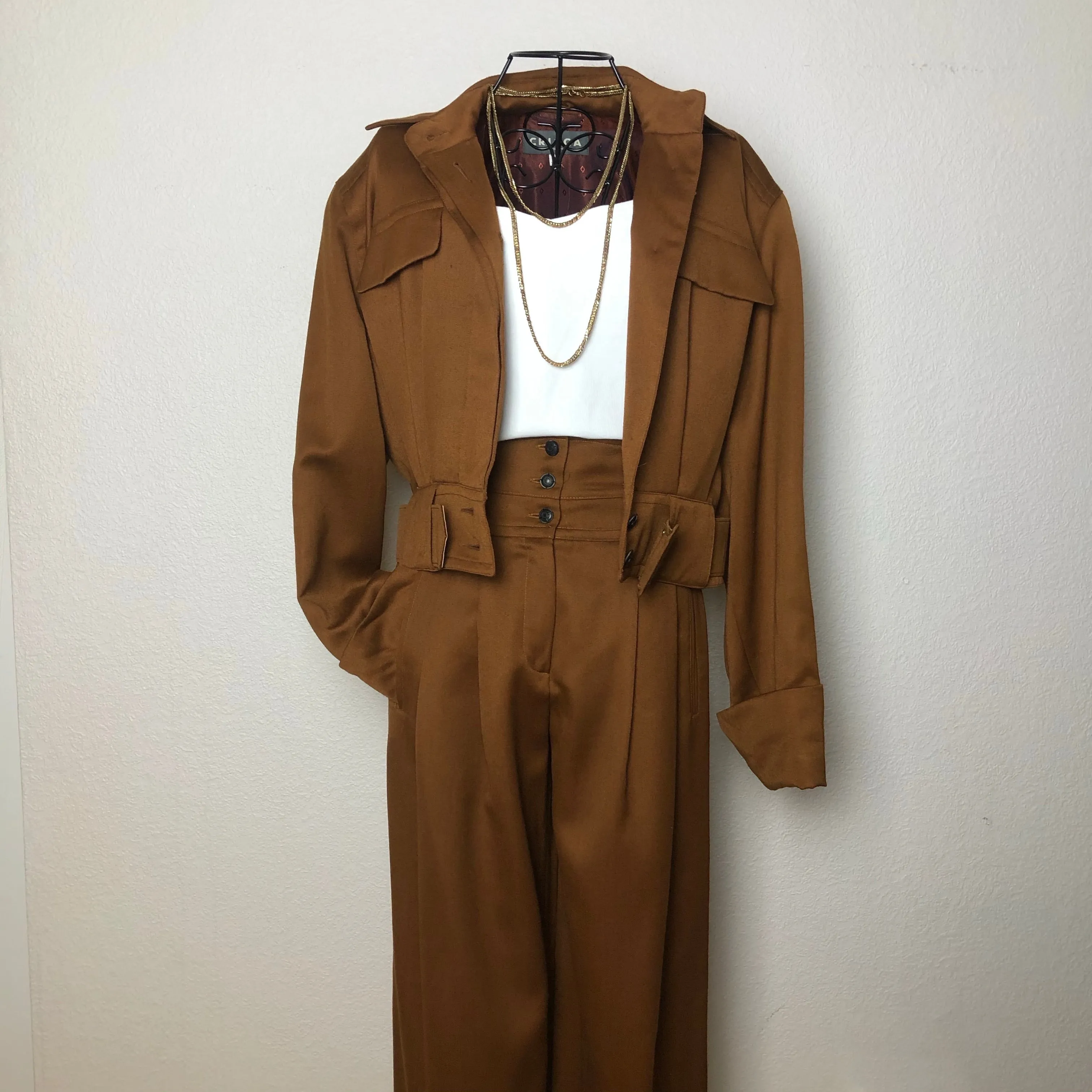Crisca Vintage 3 piece Suit - Jacket, Trousers & Skirt